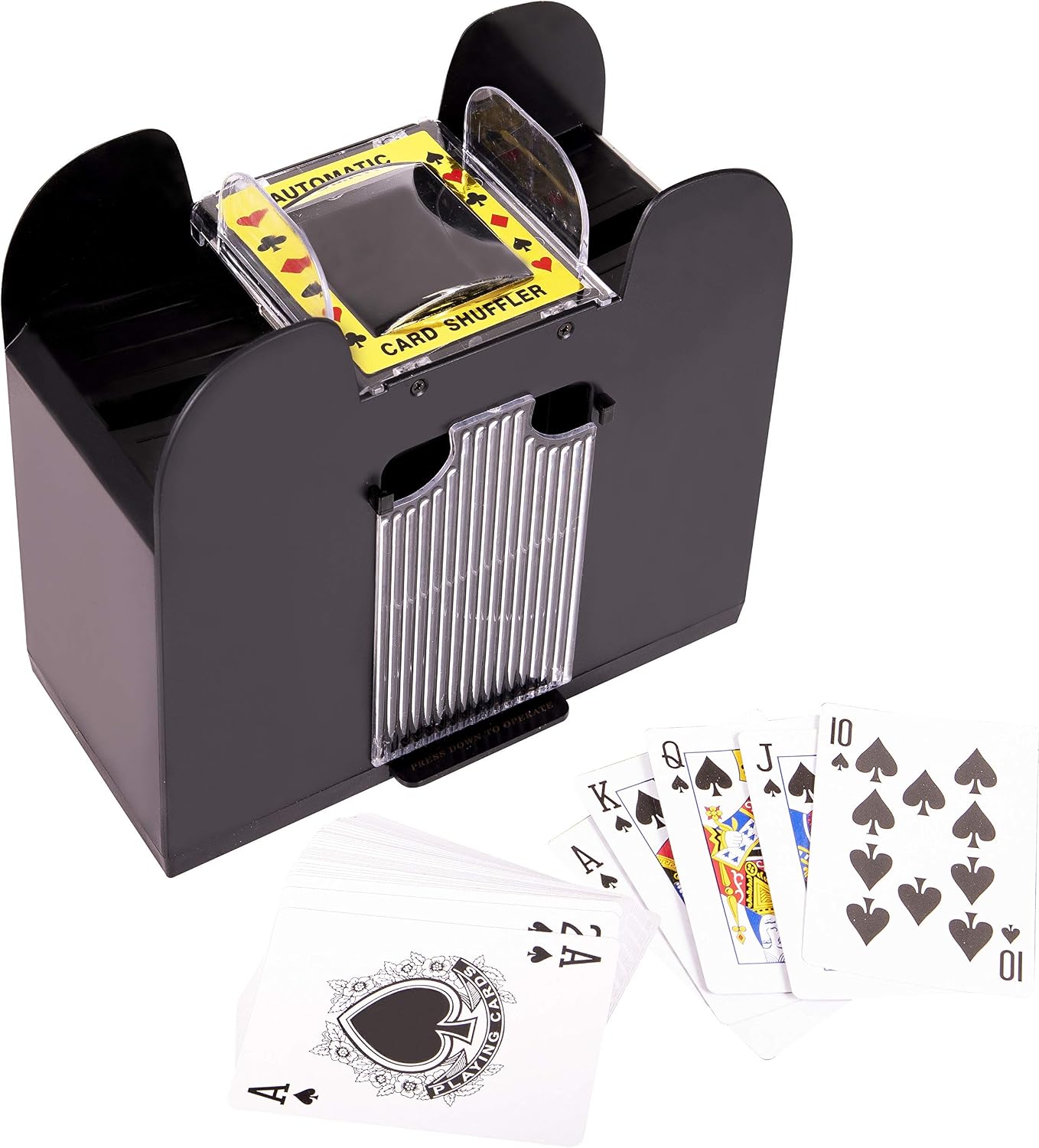 Battery-Powered Automatic Card Shuffler for Card Games
