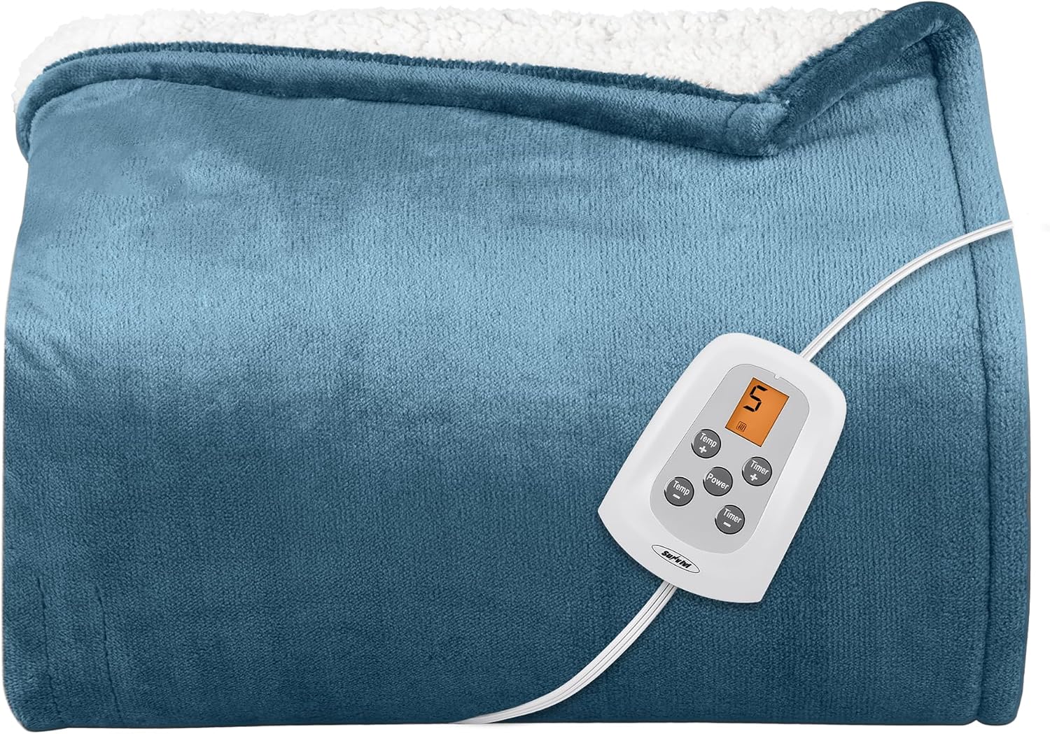 HEYNEMO Electric Blanket King Size with Dual Control