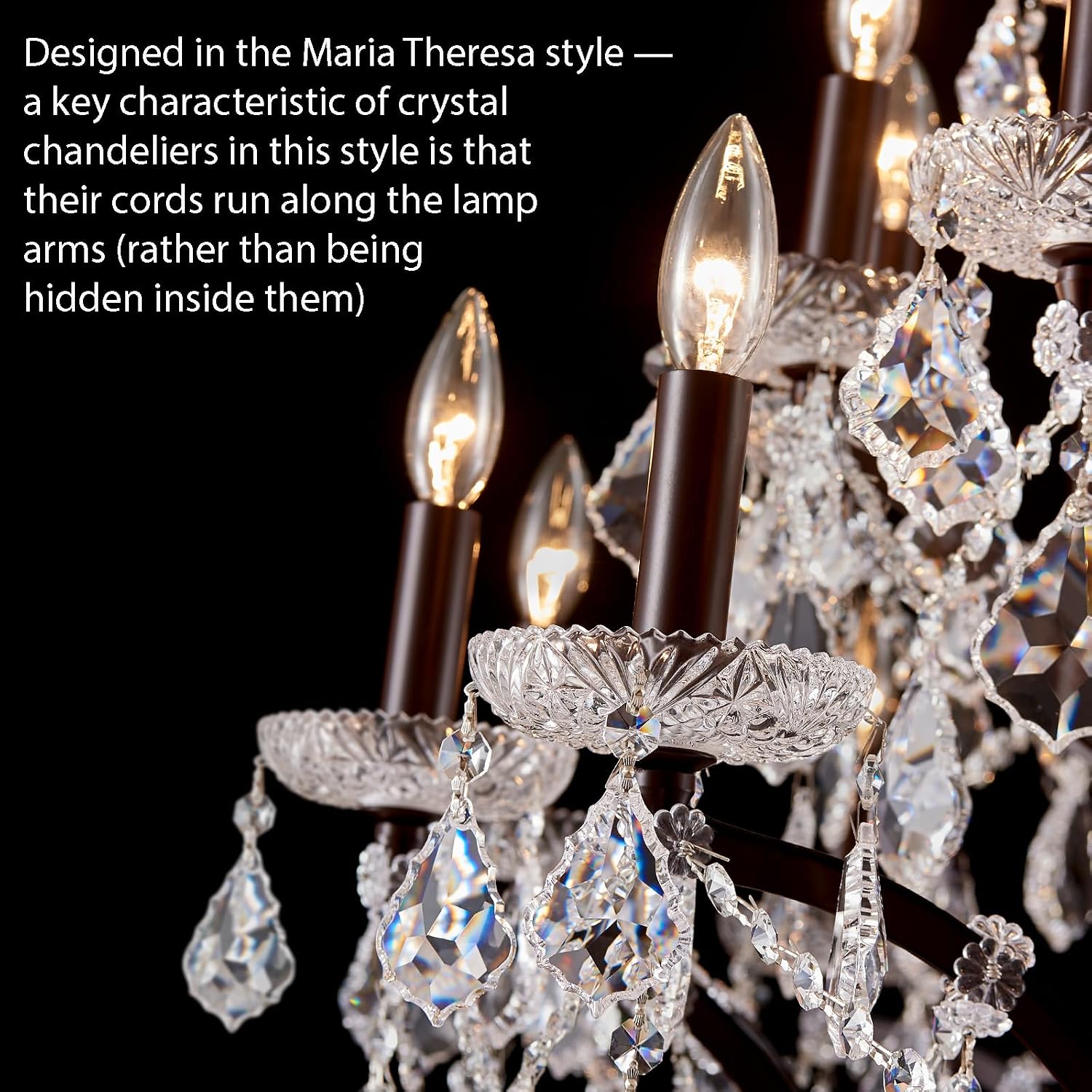 42 Lights Large Crystal Chandeliers for High Ceilings Maria Theresa Chandelier Light Fixture Heavy Vintage Chandelier for Foyer Hallway Entryway