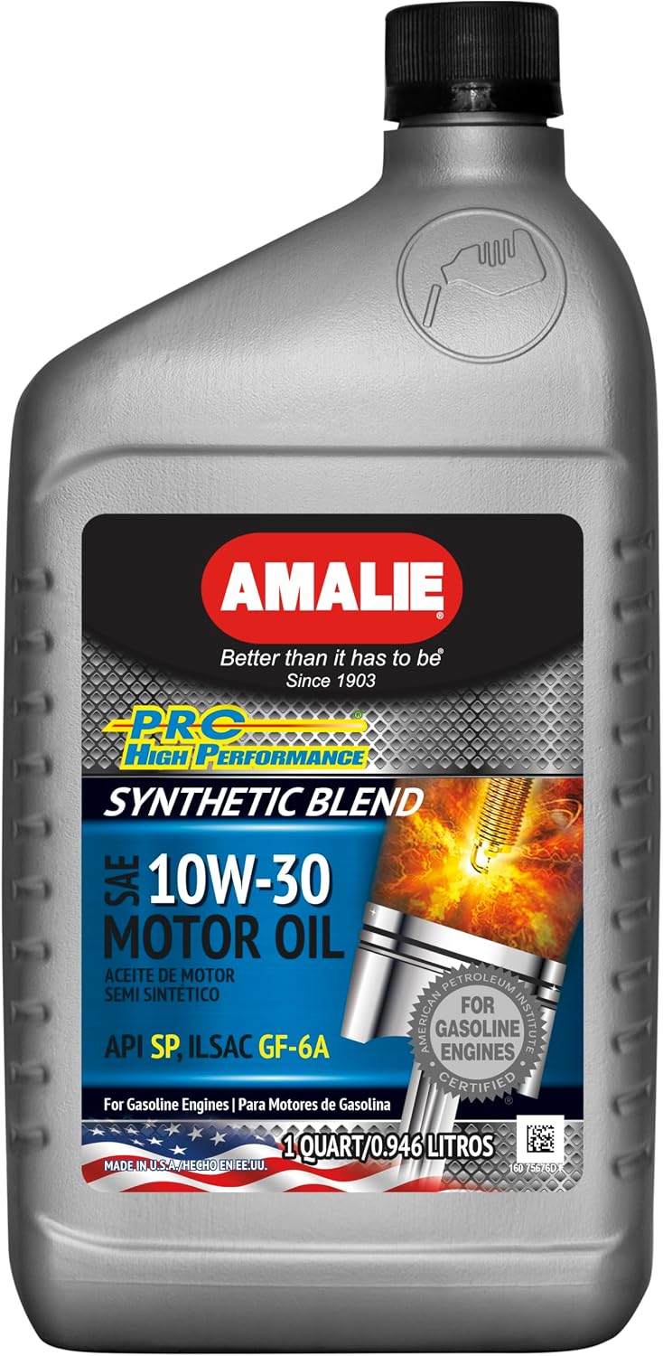 Pro High Performance Synthetic Blend 15W-50 Motor Oil (160-75636-56) 1 Quart Bottle, Pack of 12 | Made in USA