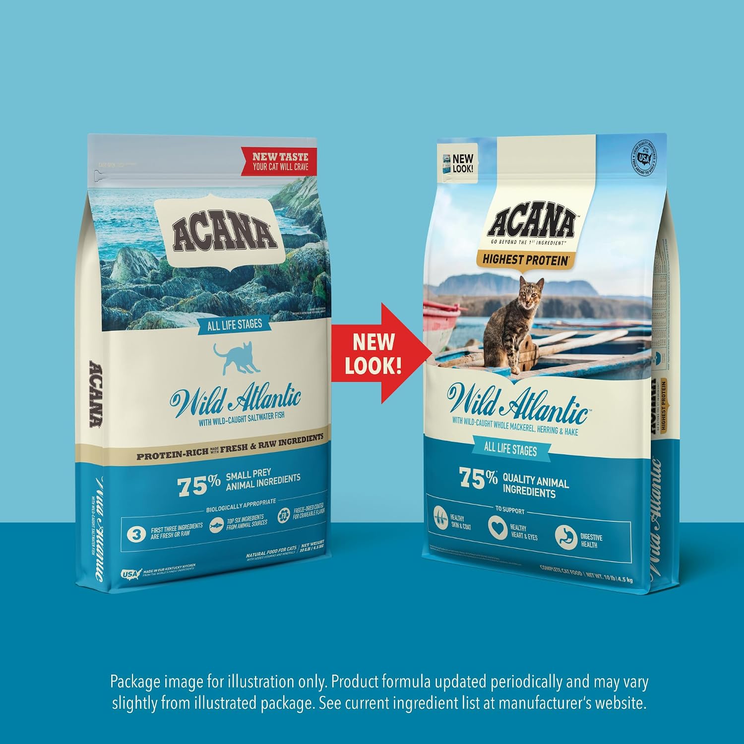 ACANA Grain-Free Dry Cat Food Meadowlands Recipe 4lb Bag