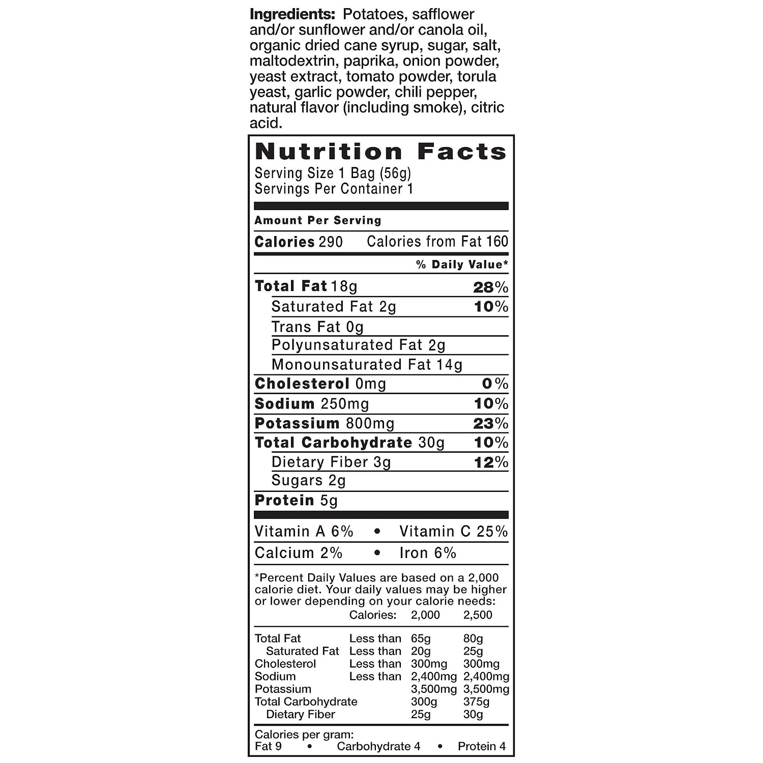 Kettle Foods Chip Potato Nat Jalapeno, 5 oz