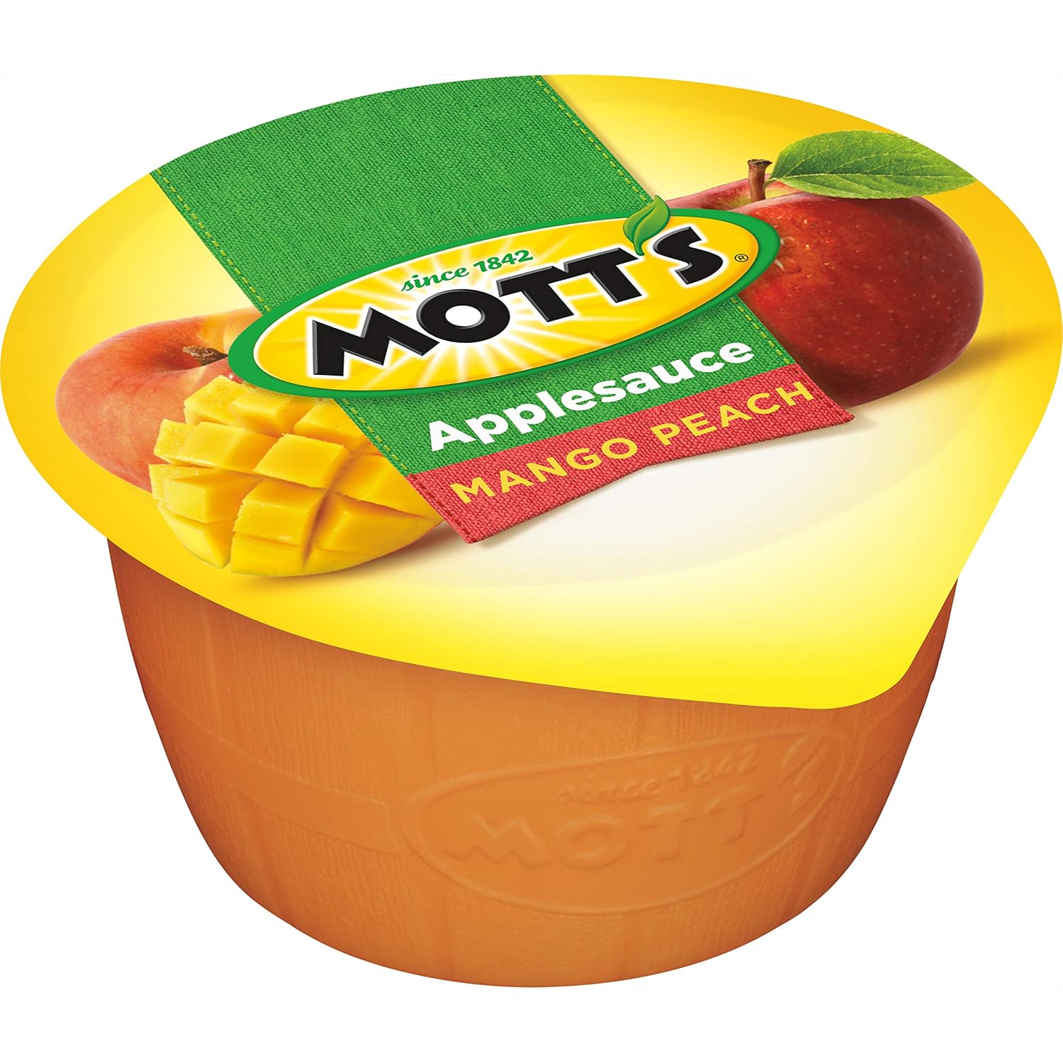 Mott's Mango Peach Applesauce, 4 oz cups, 6 count