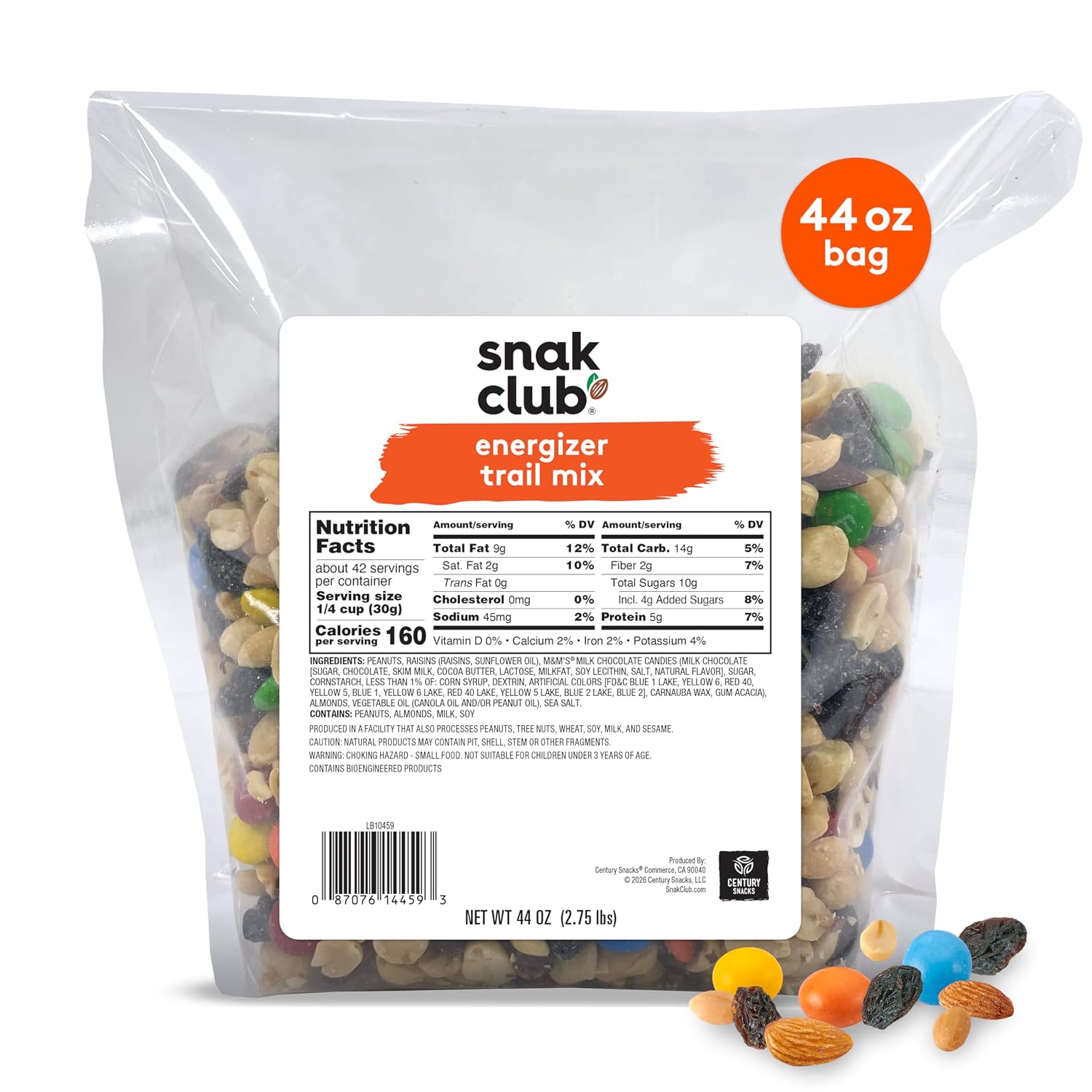 Snak Club Toffee Peanuts, Candied Peanuts with Praline Coat and Sweet Cream, Gluten-Free and Kosher Snack, 17 oz Resealable Bag