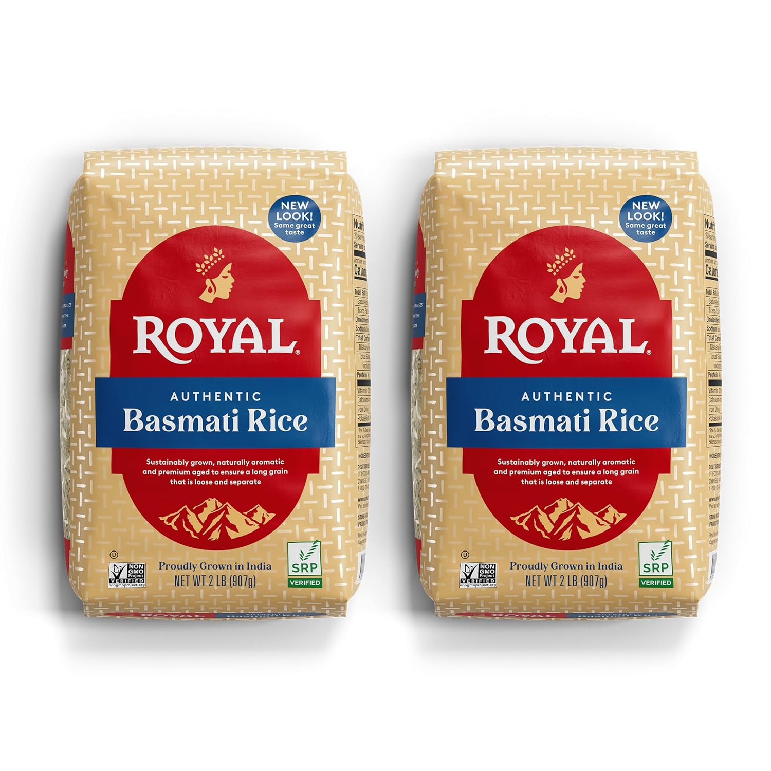 Royal Authentic Long Grain White Basmati Rice - (2 Pack) 2 lb