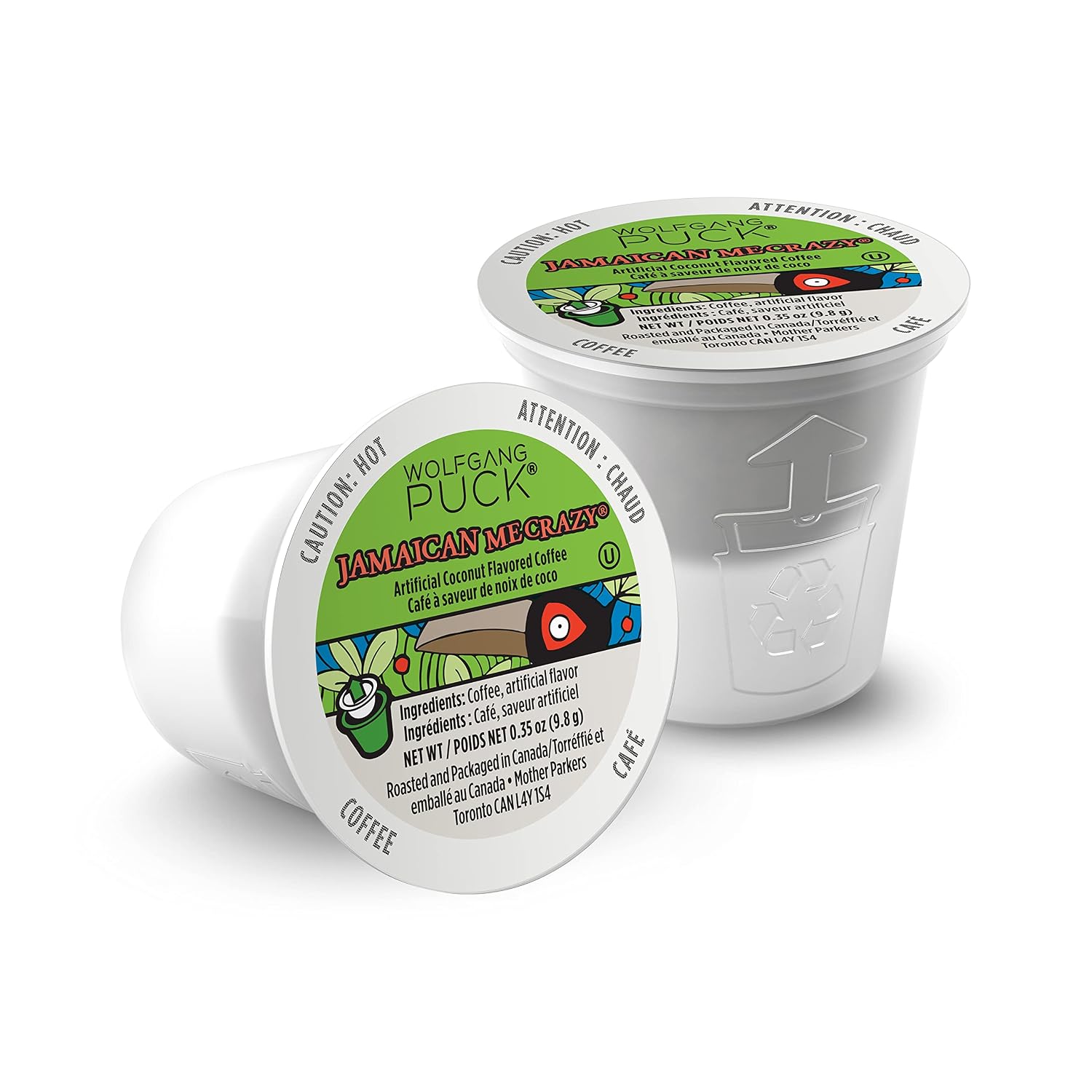 Wolfgang Puck Coffee Single Serve Capsules, Compatible with Keurig K-Cup Brewers, Hawaiian Hazelnut, 24 Count