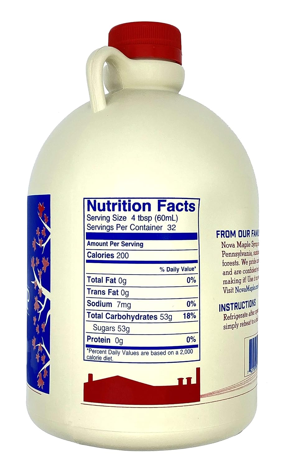 Nova Maple Syrup - Pure Grade-A Maple Syrup (Quart)