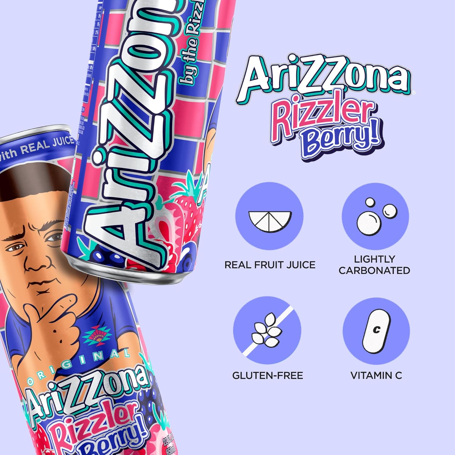 AriZona Mucho Mango | Fruit Juice Cocktail | 22 Fl Oz (12 Pack)