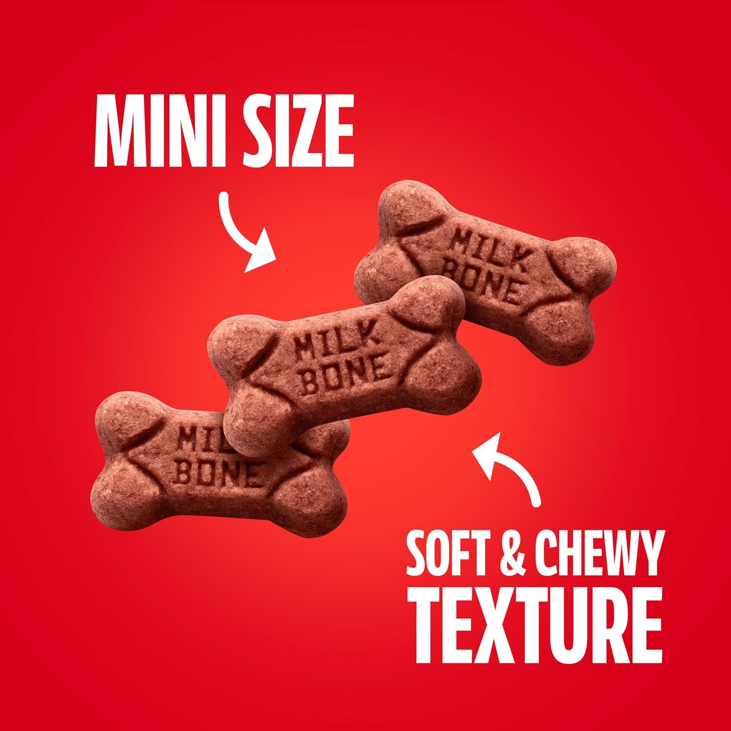 Milk-Bone Soft & Chewy Dog Training Treats, 25 oz Canister | Made with real chicken breast, soft dog treats for training and rewarding, 18% protein, fortified with vitamins and minerals