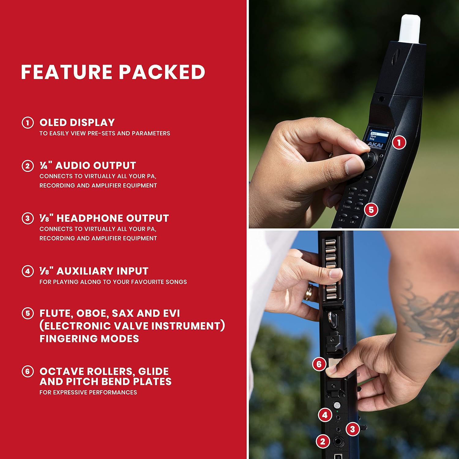 Akai Professional EWI Solo Electronic Wind Instrument