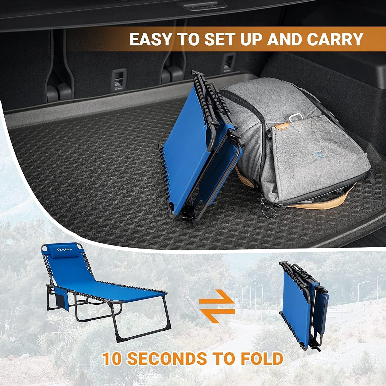 KingCamp Lounge Chair Outdoor