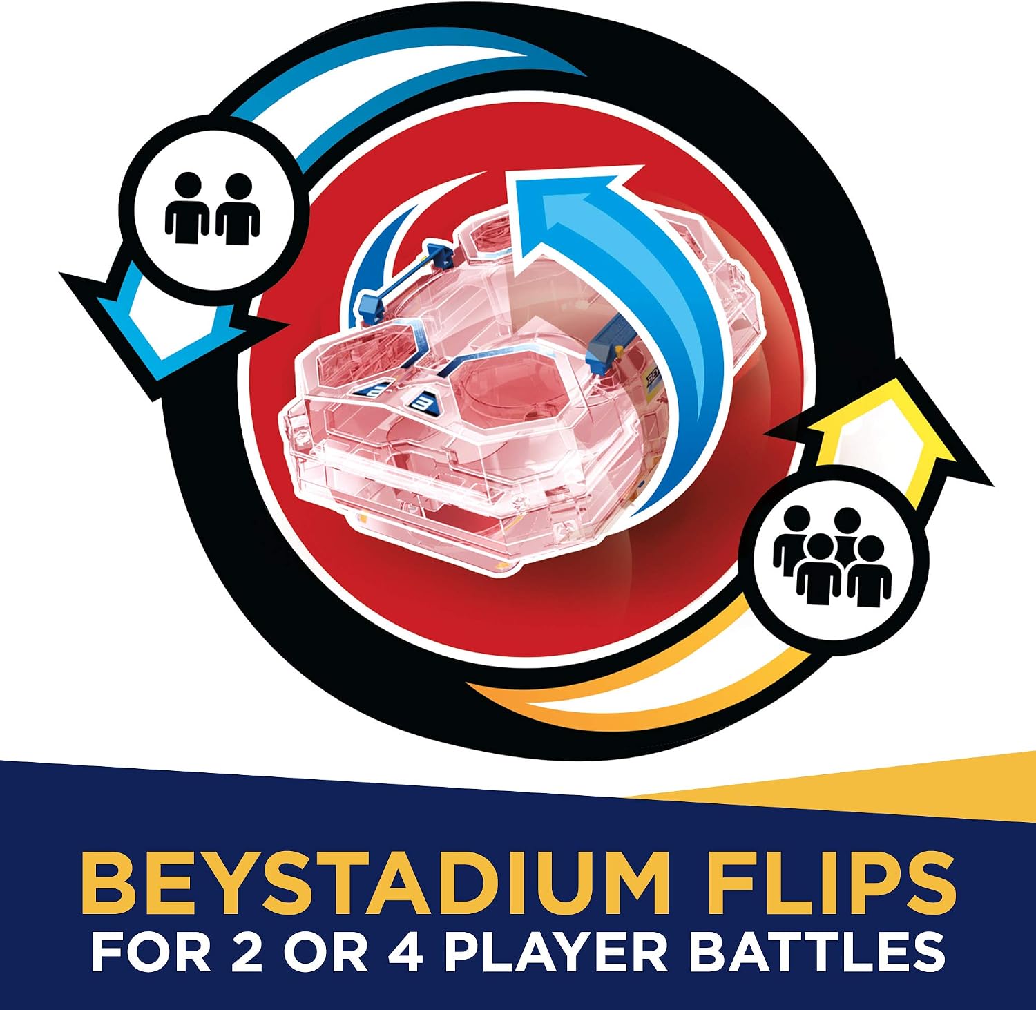 Beyblade Burst Evolution Switchstrike Battle Tower-Includes 2-Level Beystadium, Battling Tops, & Launchers-Age 8+, Multicolor