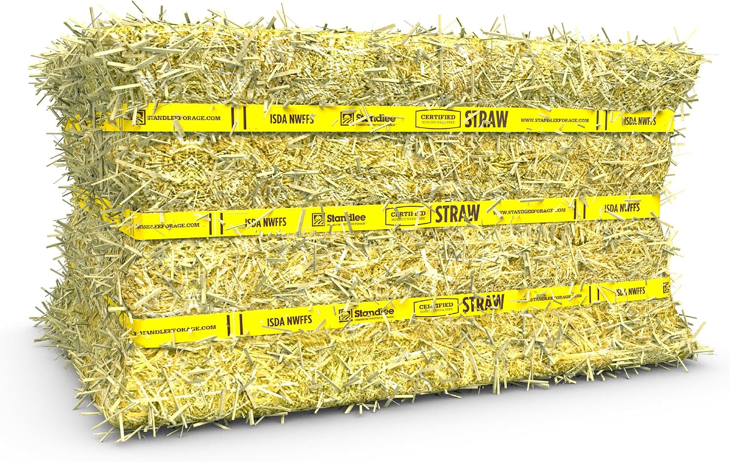 standlee Straw Compressed Bale Animal Bedding, Hay Bedding for Horses & Livestock, 3.6 cu. ft.