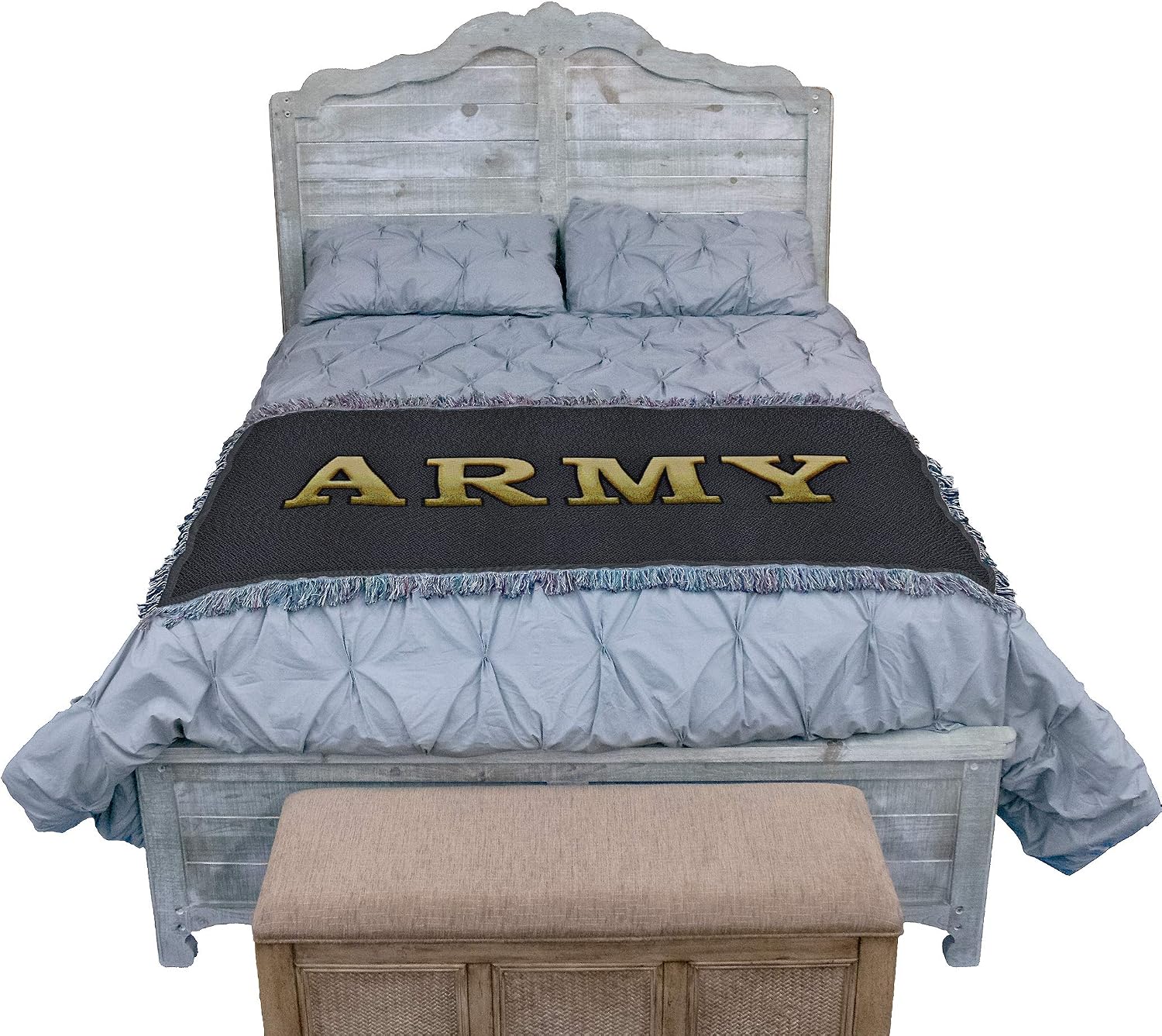 Pure Country Weavers US Army -Military Service Mark Seal Blanket Eagle - Gift Military Tapestry Throw Woven from Cotton - Made in the USA (72x54)