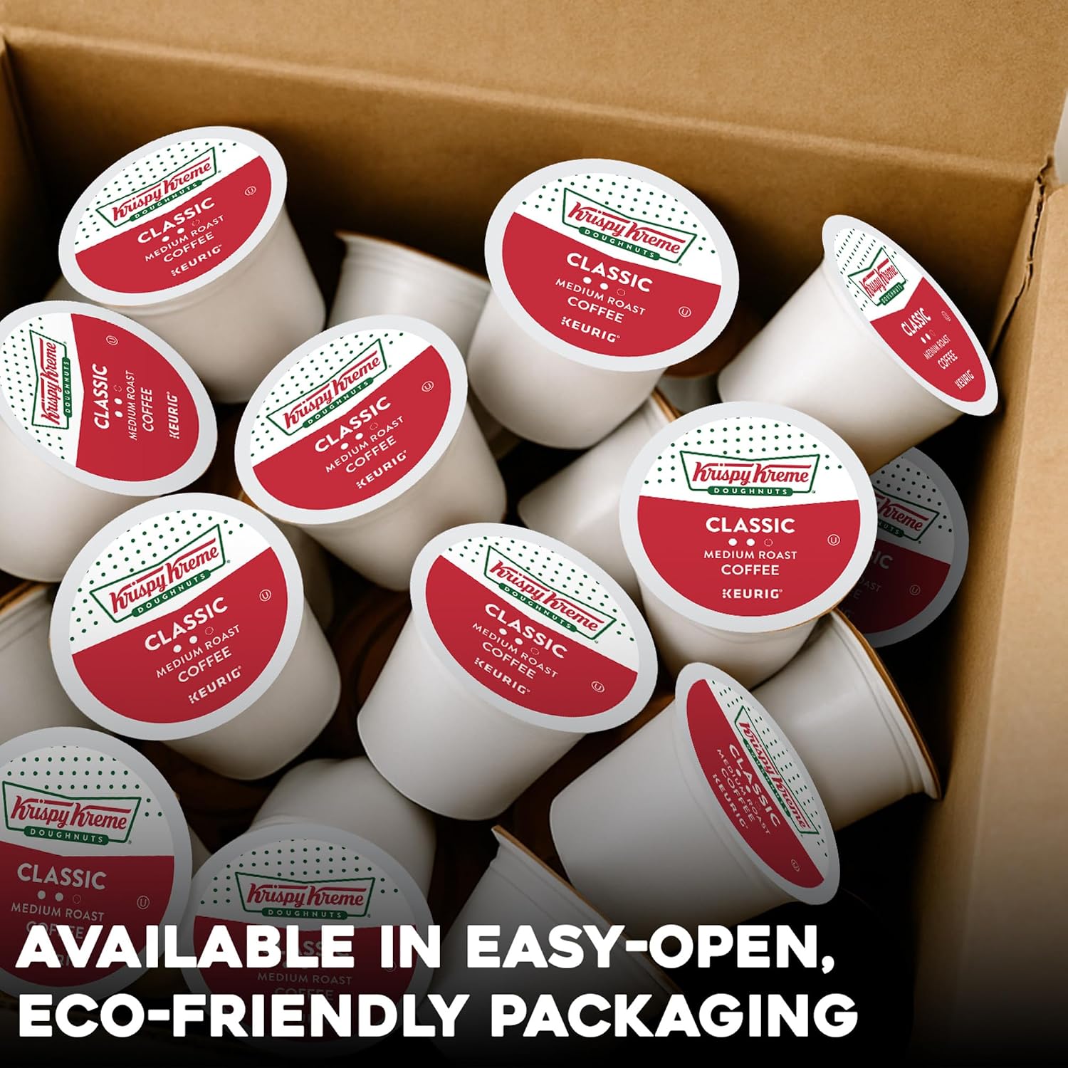 Krispy Kreme Classic Coffee, Keurig Single Serve K-Cup Pods, Medium Roast, 96 Count