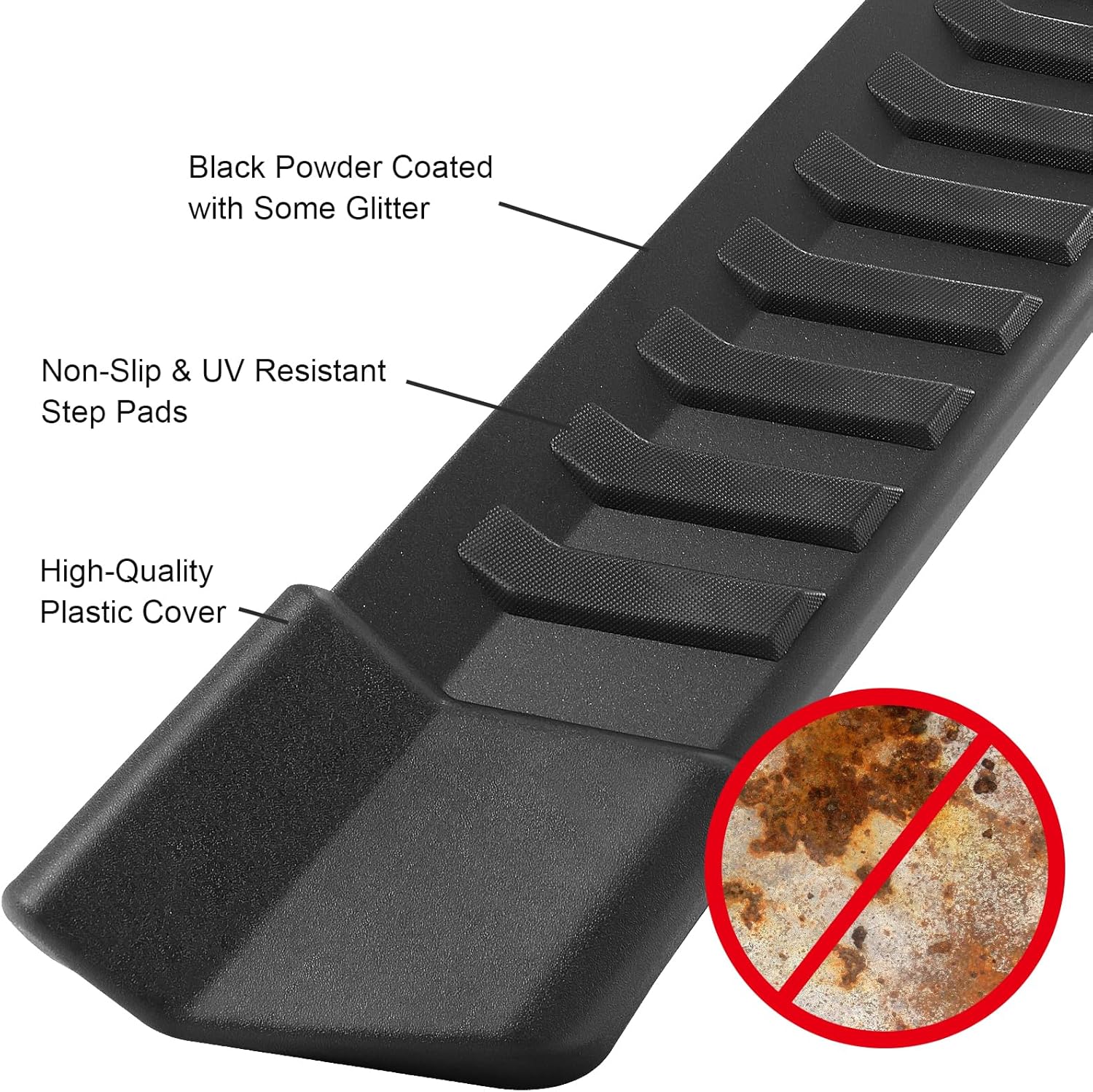 COMNOVA Pair Running Board for 2017-2026 Ford F250 Superduty Crew Cab