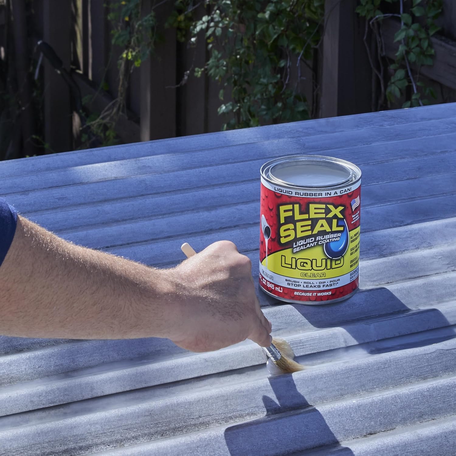 Flex Seal Liquid, Rubber Coating Sealant, Waterproof, Flexible, Breathable, and UV Resistant, Roof Repair, Basements, RV, Campers, Trailers, Marine
