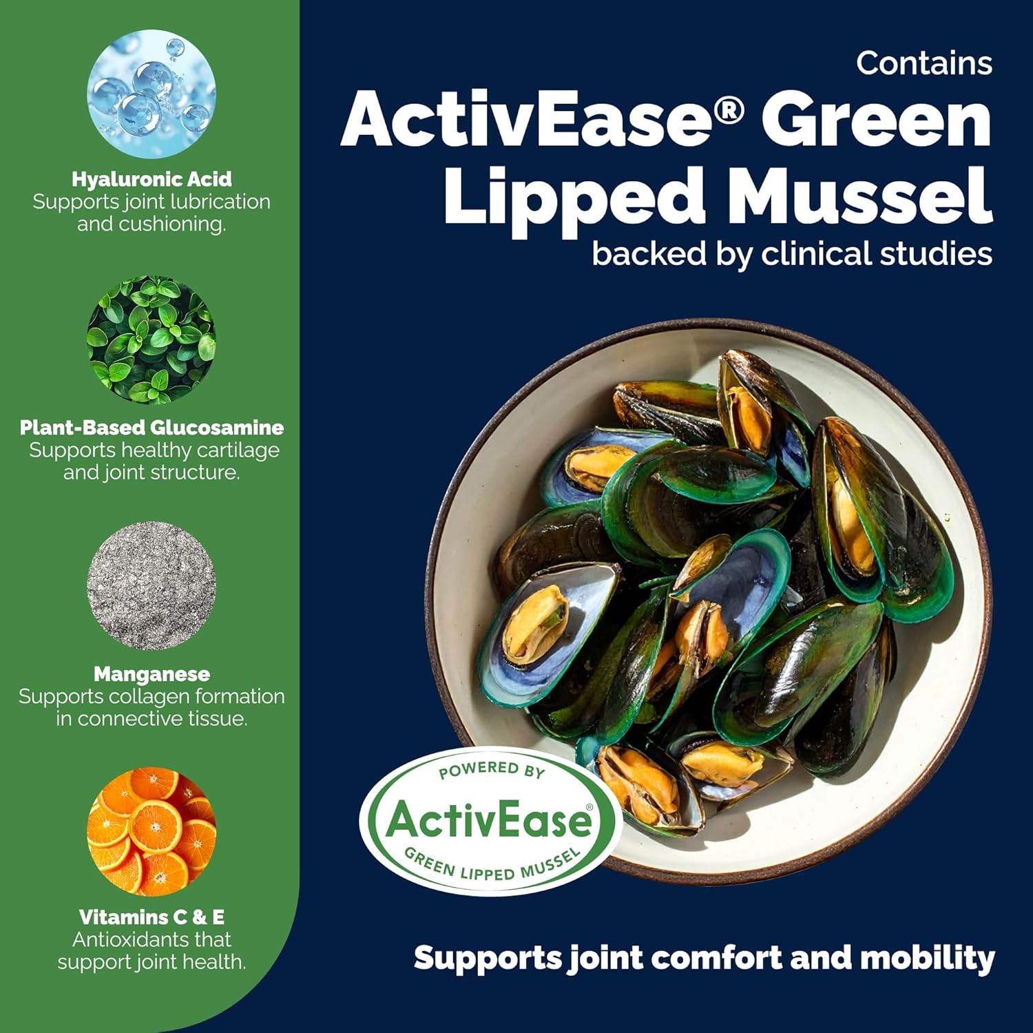 YuMOVE Large Dog Hip & Joint Supplement Soft Chews, Green Lipped Mussel