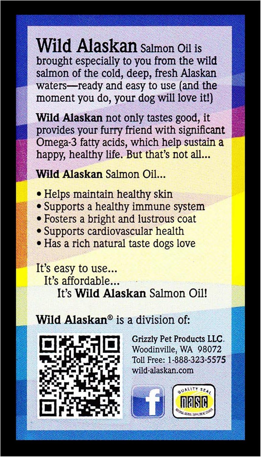 Skin & Coat Salmon Oil Based Omega-3 Supplement for Dogs 16 fl.oz.