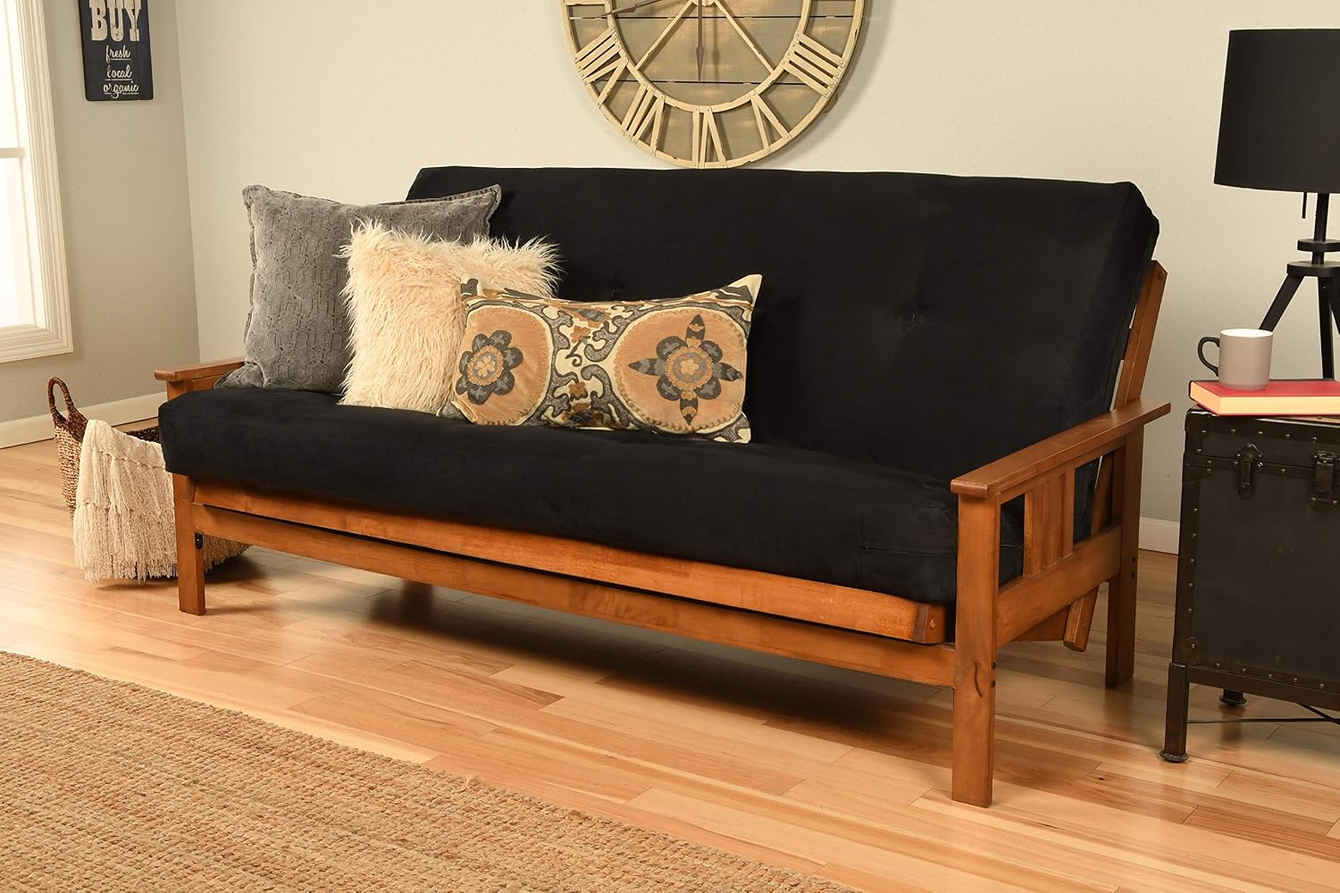 Kodiak Futons Monterey Futon Frame, No Drawers, Barbados