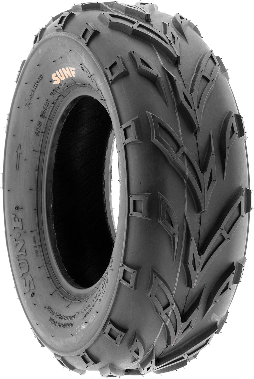 SunF A004 ATV UTV Off-Road Tire 22x10-10, 6 PR, Track & Trail, Tubeless