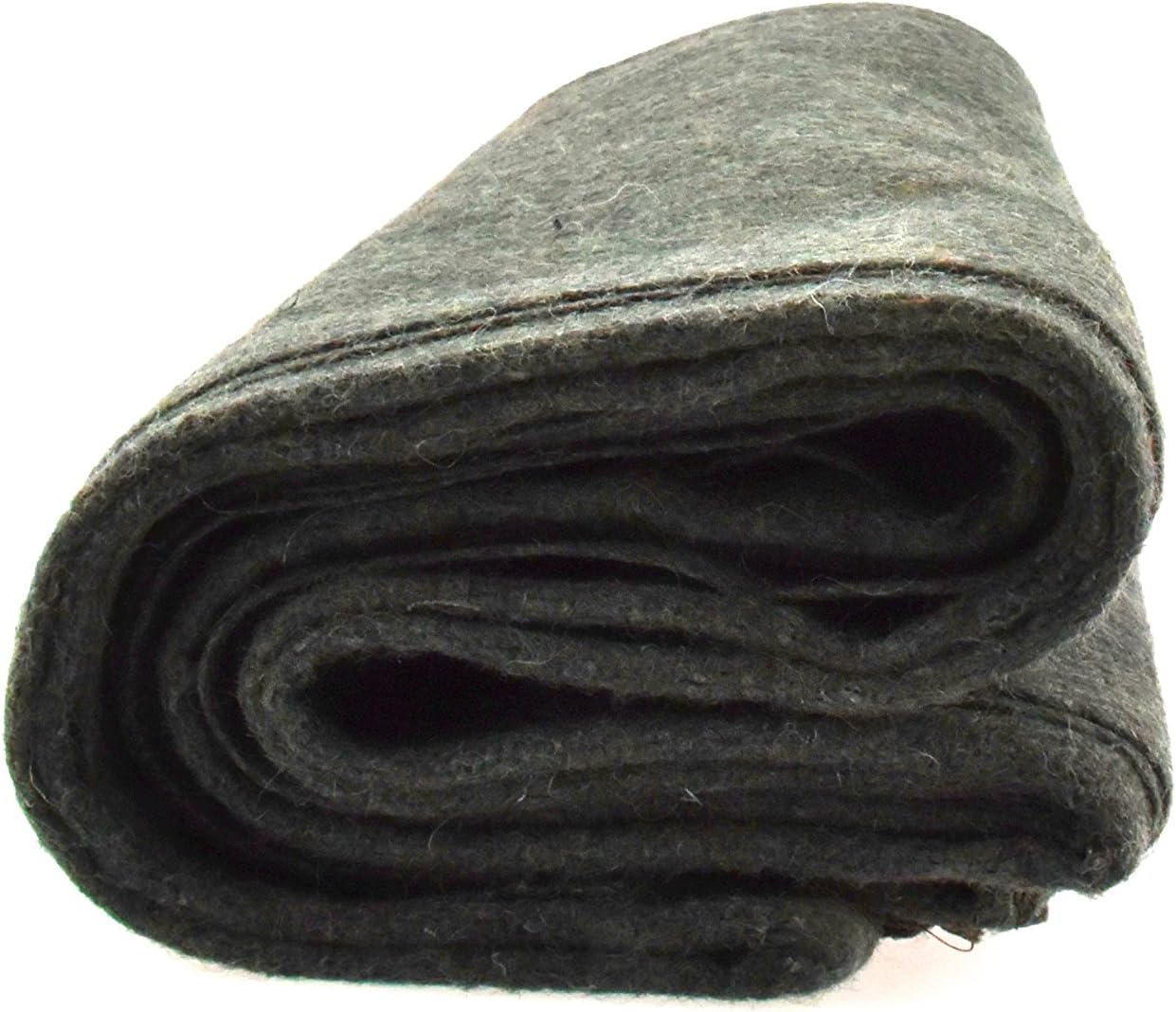 SE 51"x 80" Multipurpose Gray Wool Blanket - 50% Wool, Lightweight 2 lb, Zippered Bag Included - Ideal for Camping, Hiking, Emergency Survival