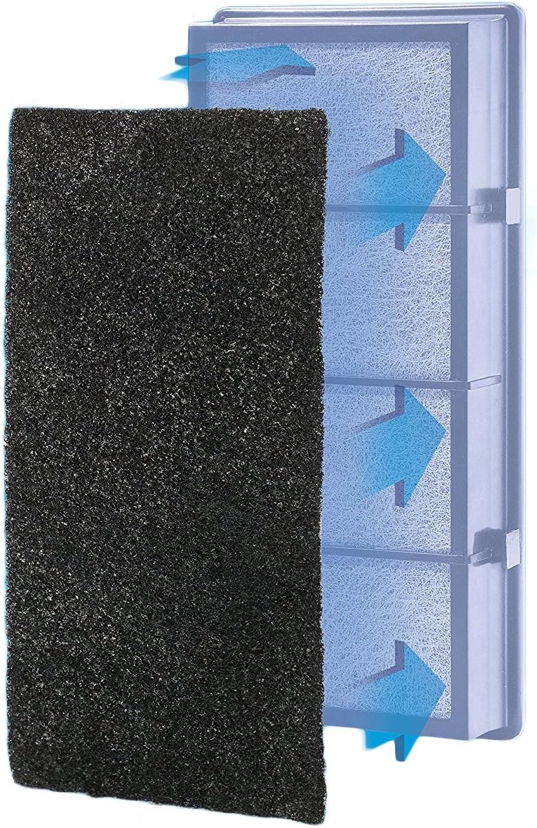 Nispira Activated Carbon Pre Filter Compatible with Holmes AER1 Air Purifier HAPF30AT HEPA Air Filter - 9.5” x 4” x 0.25” (4 Carbon Filters)