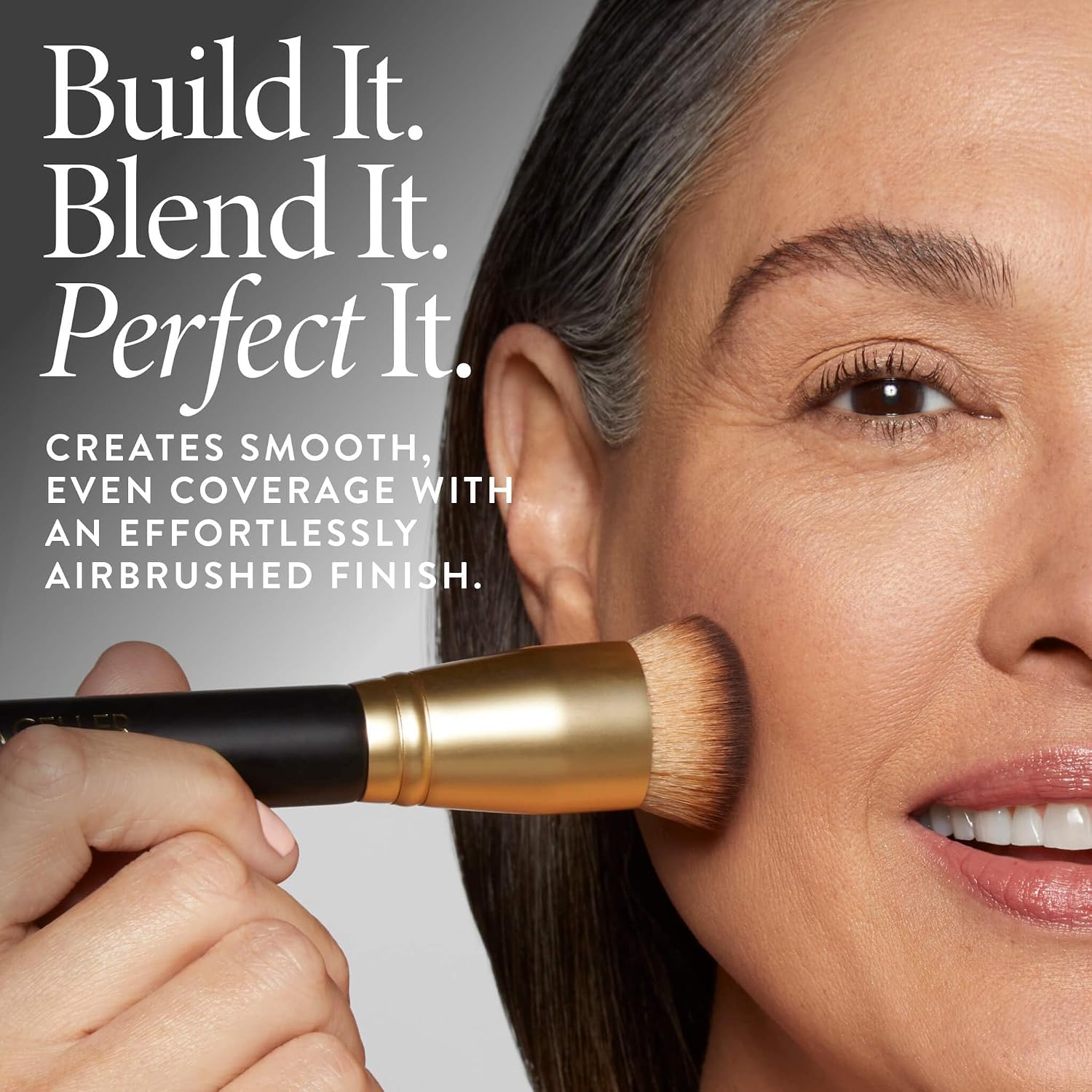 LAURA GELLER NEW YORK Makeup Brushes - Retractable Angled Kabuki Brush