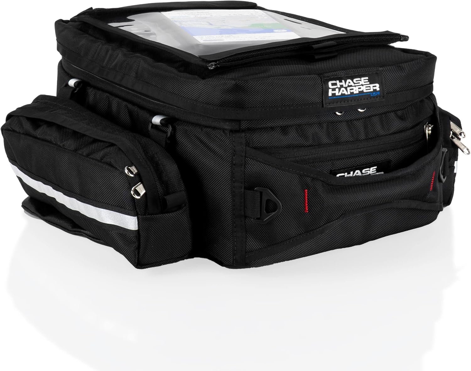 1560 Magnetic Mount Tank Bag - Water-Resistant, Tear-Resistant, Industrial Grade Ballistic Nylon with Anti-Scratch Rubberized Bottom, Magnetic Mounting