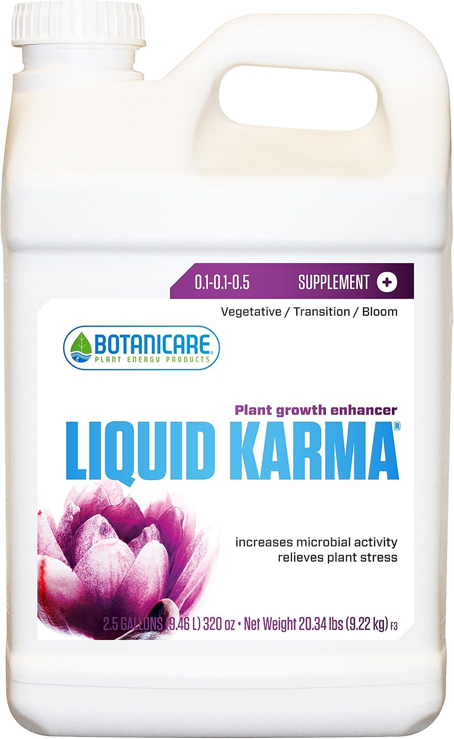 Botanicare Liquid Karma, Supplemental Nutrient, 0.1-0.1-0.5, 1 gal.
