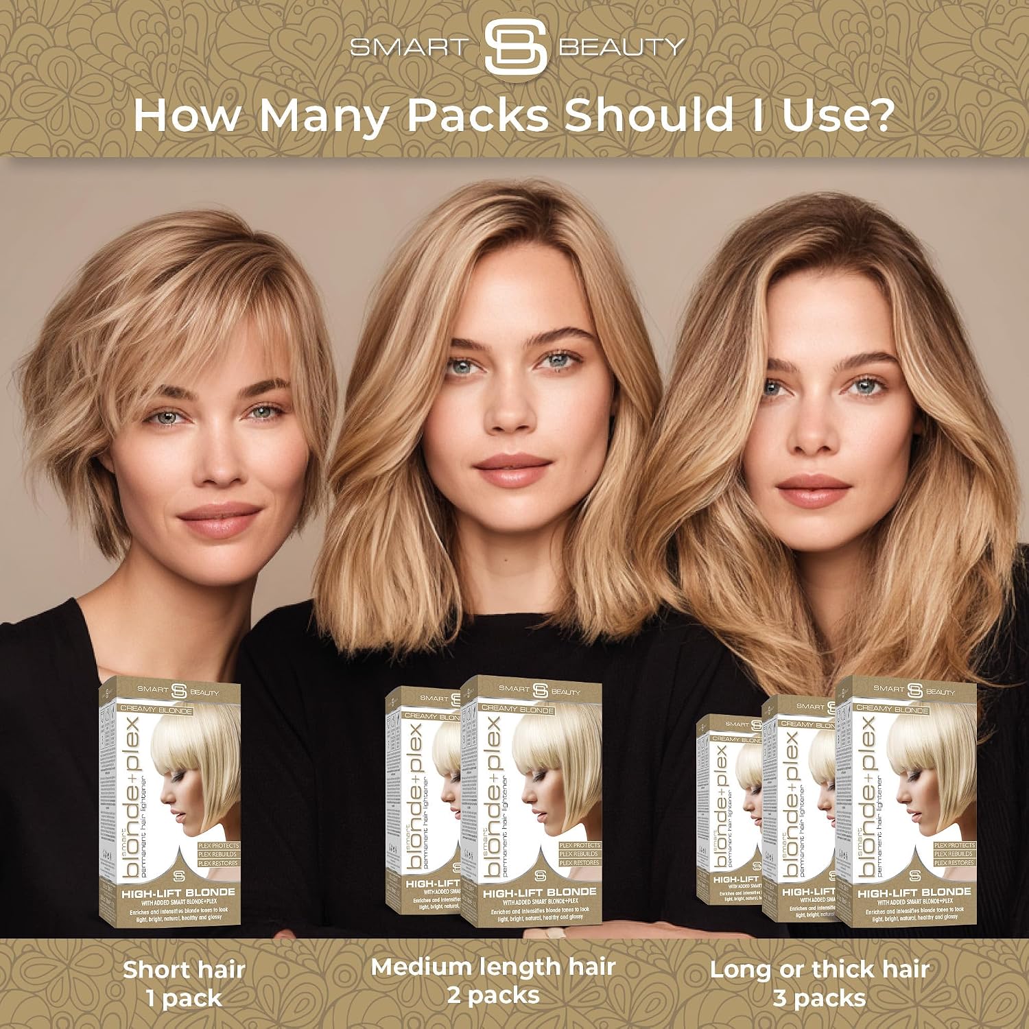 Smart Beauty Blonde Bleach-It, The Ultimate Lightener for Dark Hair, Perfect for Highlighting and Vibrant Pastel Colour, Hair Bleach Kit, Vegan & Cruelty Free