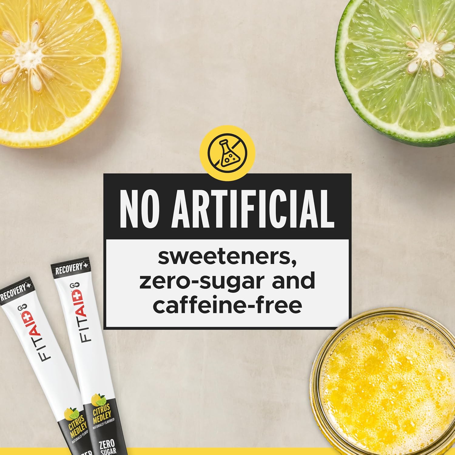 LIFEAID IMMUNITYAID GO Zero Sugar Hydration Packets (14 Packets)