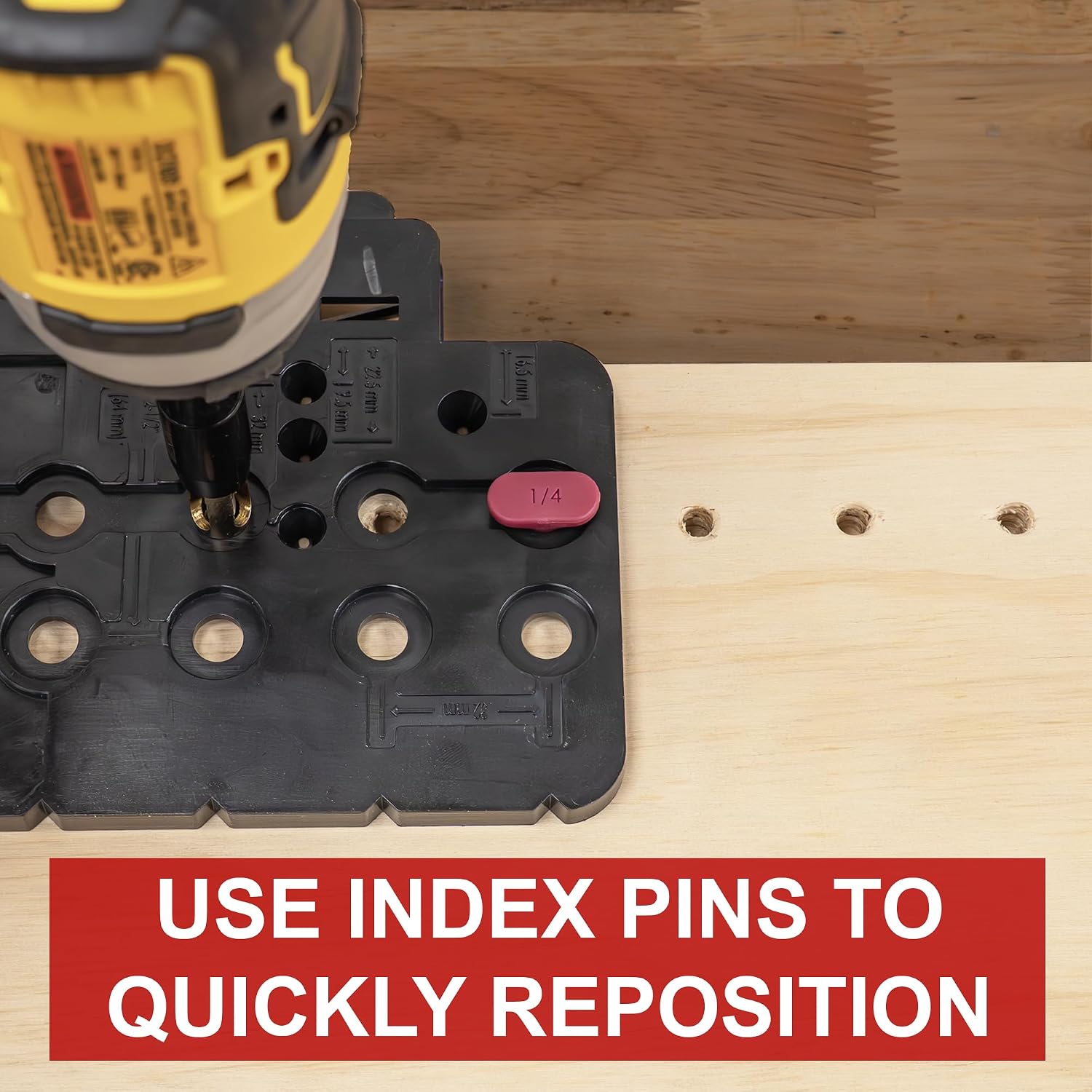 Milescraft 1316 CabinetMate - Shelf Pin Drilling Jig