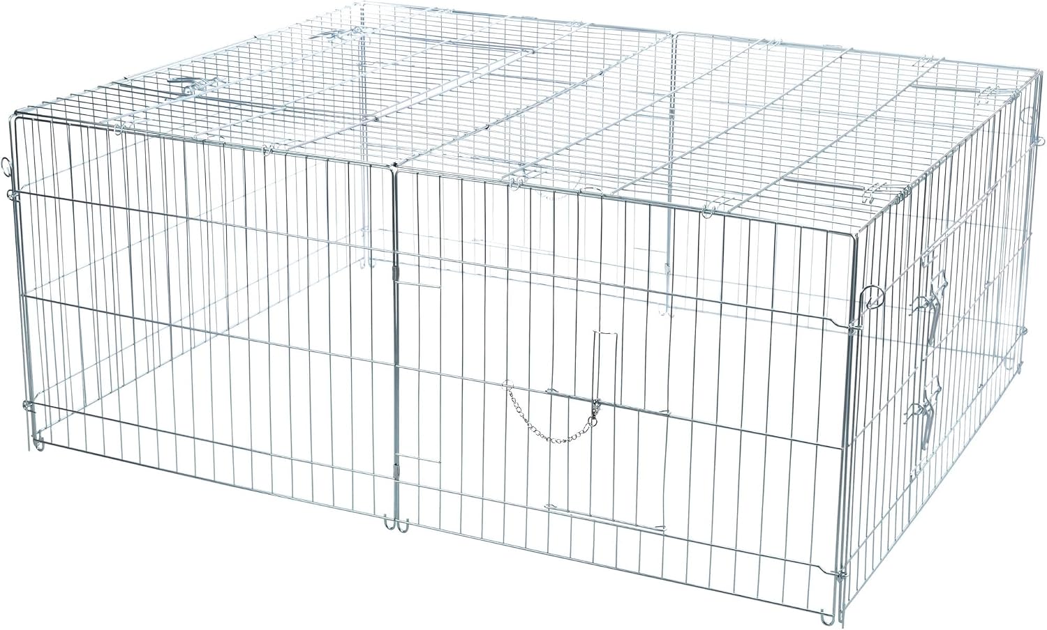 Trixie Rabbit Cage - 34 cu. ft., Outdoor Pen Extends Rabbit Hutch and Chicken Coops, Ideal for Small Animals, Bunny, Guinea Pigs, Chickens