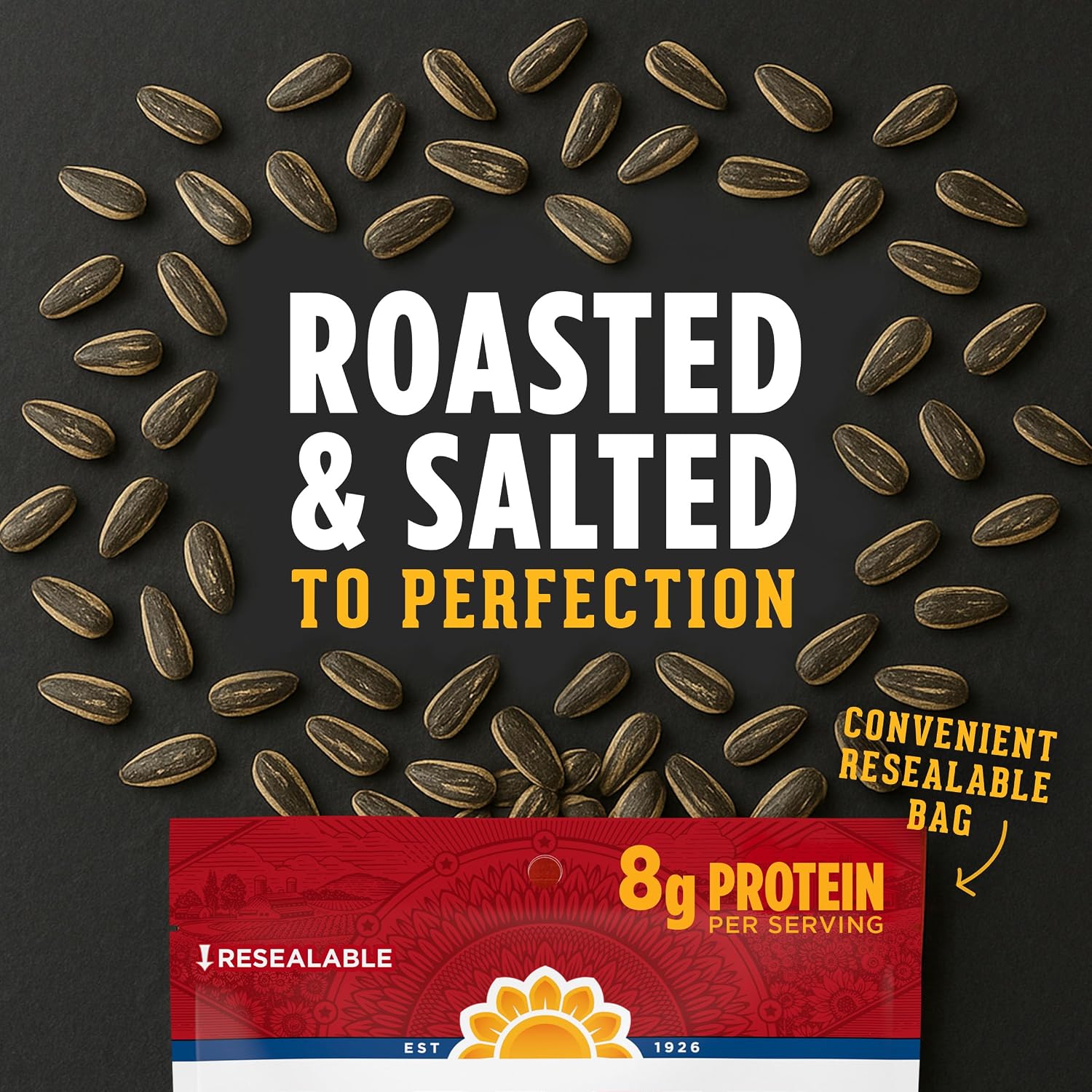 DAVID Jumbo Sunflower Seeds, Original Flavor, 5.25 oz.