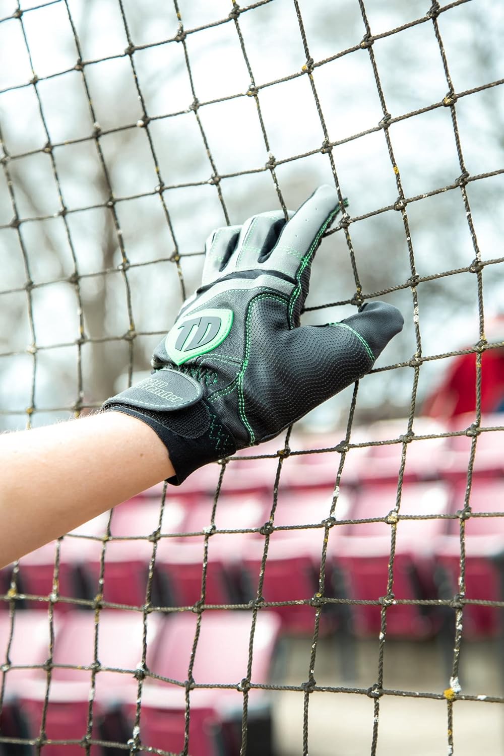 Team Defender Pro Series Padded TD Baseball Glove | Glove Protects Thumb | Rigid Rubber Thumb Mold Prevents Hyperextension, Hand Injuries