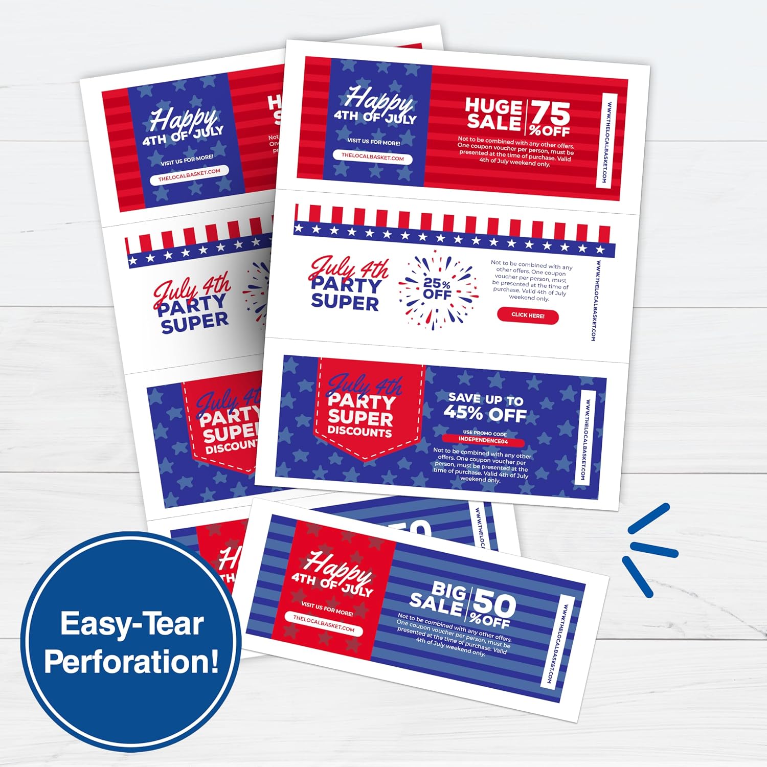 PrintWorks Professional 4 Part Perforated Paper 8.5” x 11” - Perfect For W-2, 1099