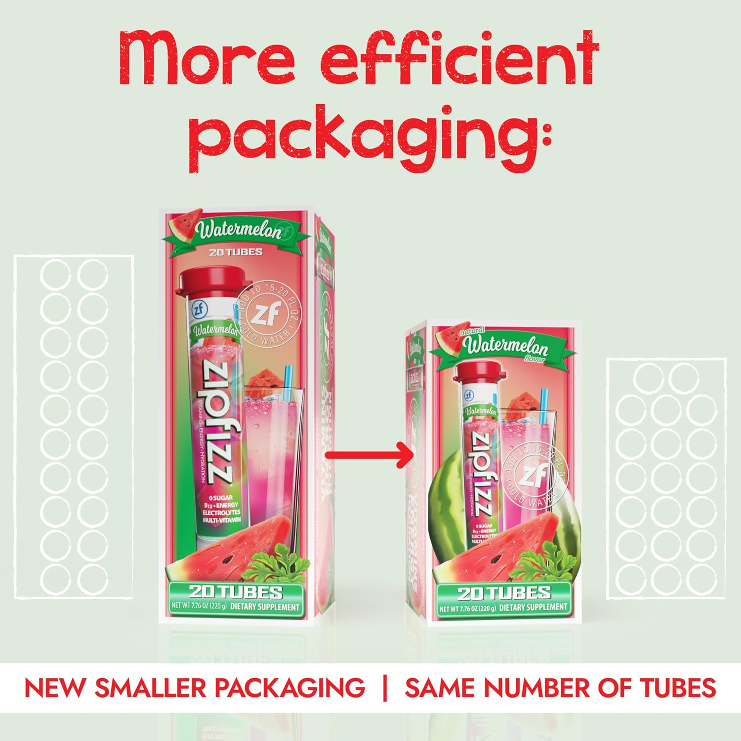 Zipfizz Energy Drink Powder, 20 Pack B12 Electrolyte - Pink Lemonade | Hydration tubes with vitamin drink benefits, 100mg caffeine, B12, electrolytes, & no artificial sugar for active lifestyle