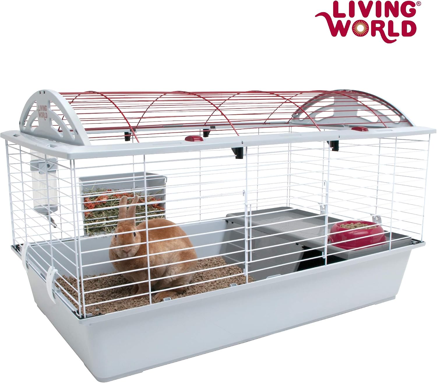 Living World - Deluxe Hybrid Habitat, X-Large | Rabbit, Guinea Pig, Chinchillas, and Small Animal Cage