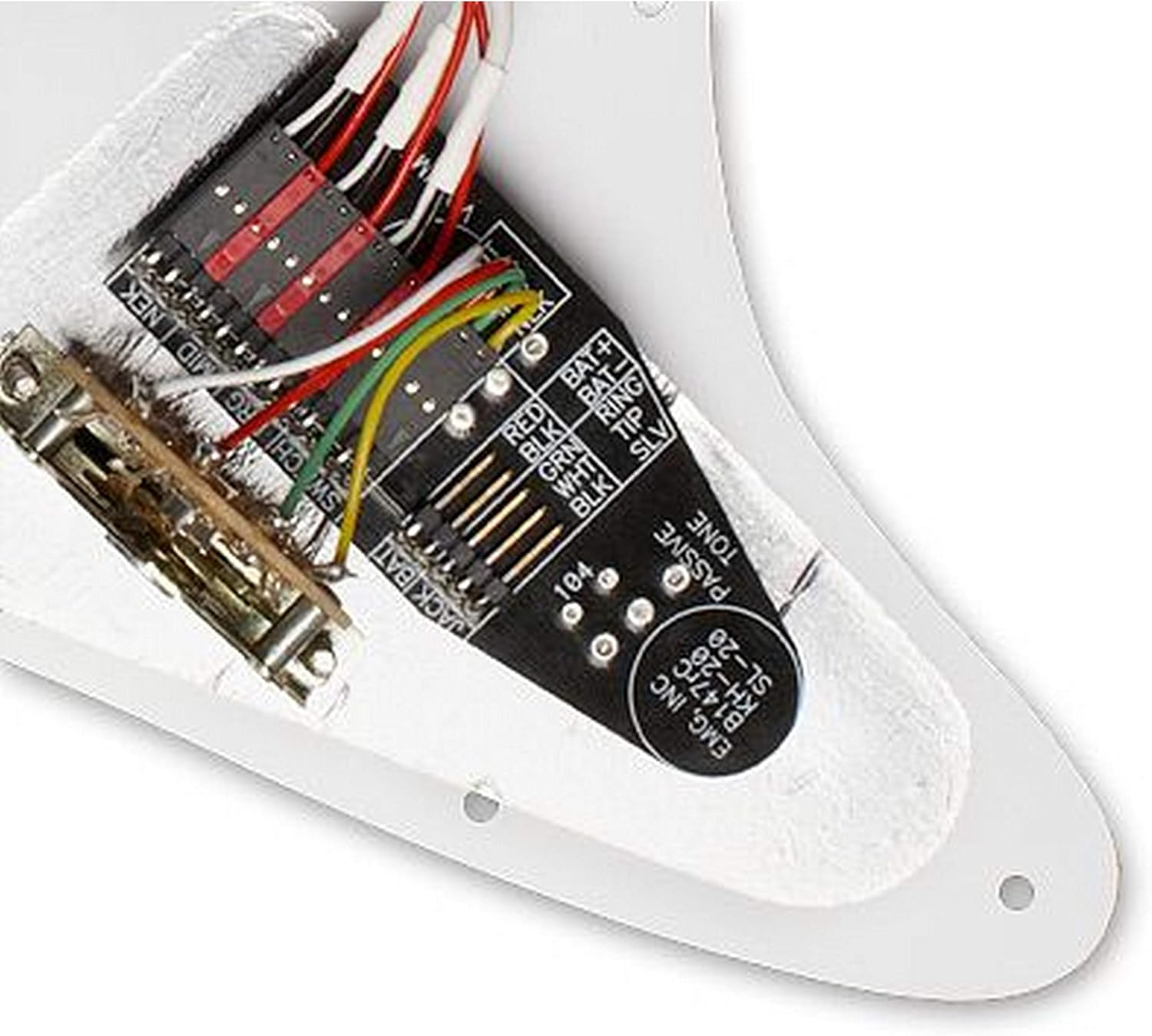 EMG SL20 Steve Lukather Prewired Guitar Pickguard Set, Black