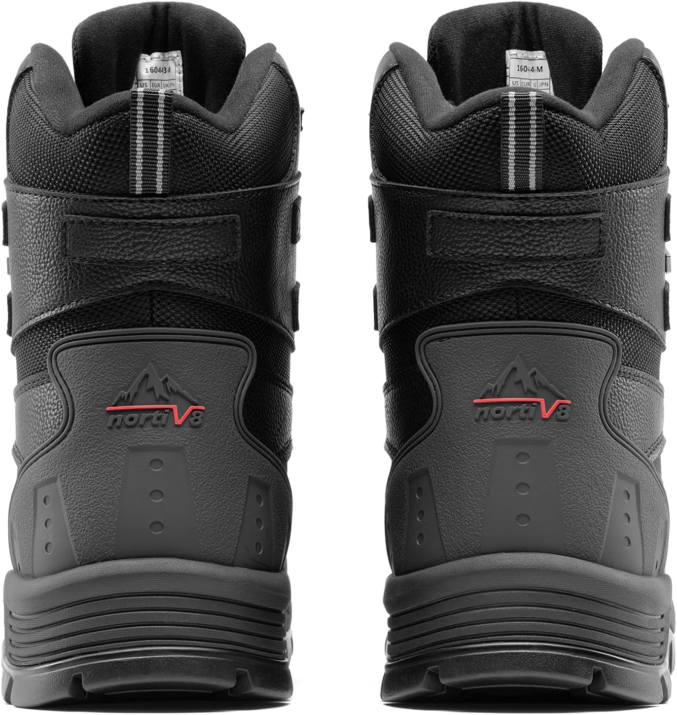 NORTIV 8 Men's Insulated Waterproof Winter Snow Boots | Sealed Build Keeps Feet Dry; Rubber Outsole Boosts Grip; Stable Fit Adds Support; Ideal for Hiking, Daily Wear BRIGADE