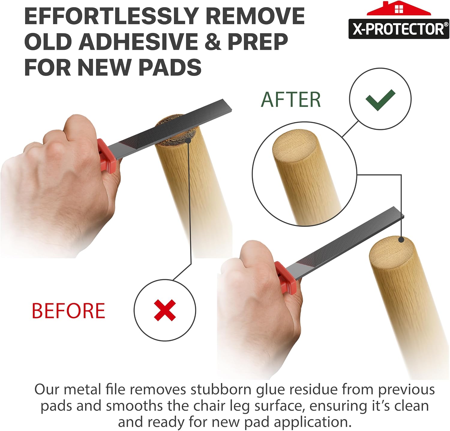 Felt Furniture Pads X-PROTECTOR 133 PCS Premium Furniture Pads - Felt Pads | Furniture Feet Wood Floor Protectors - Protect Your Hardwood & Laminate Flooring! Brown and Beige