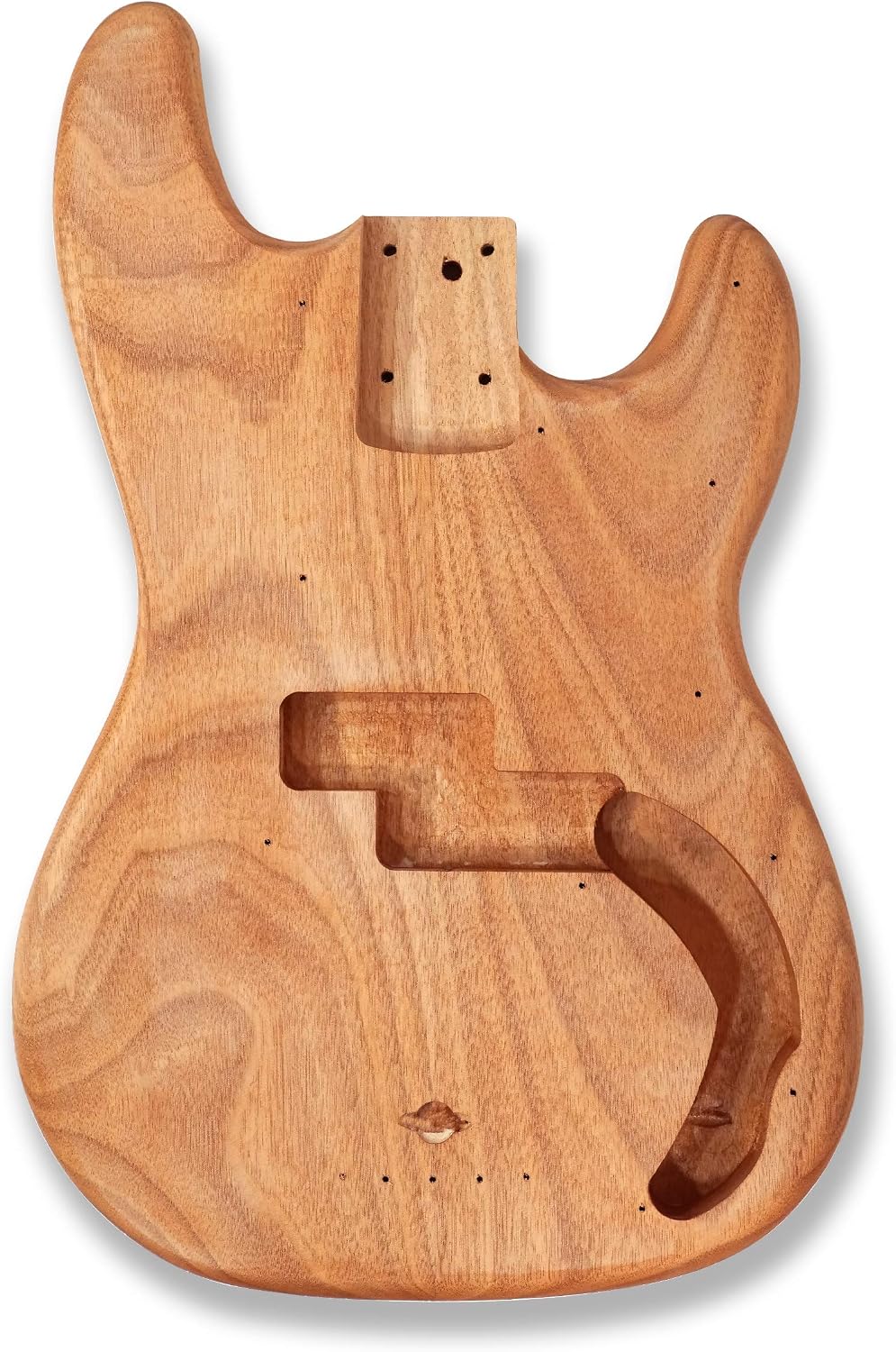DIY Electric Guitar Kits For bass Guitar,Okoume Body maple neck & composite ebony fingerboard