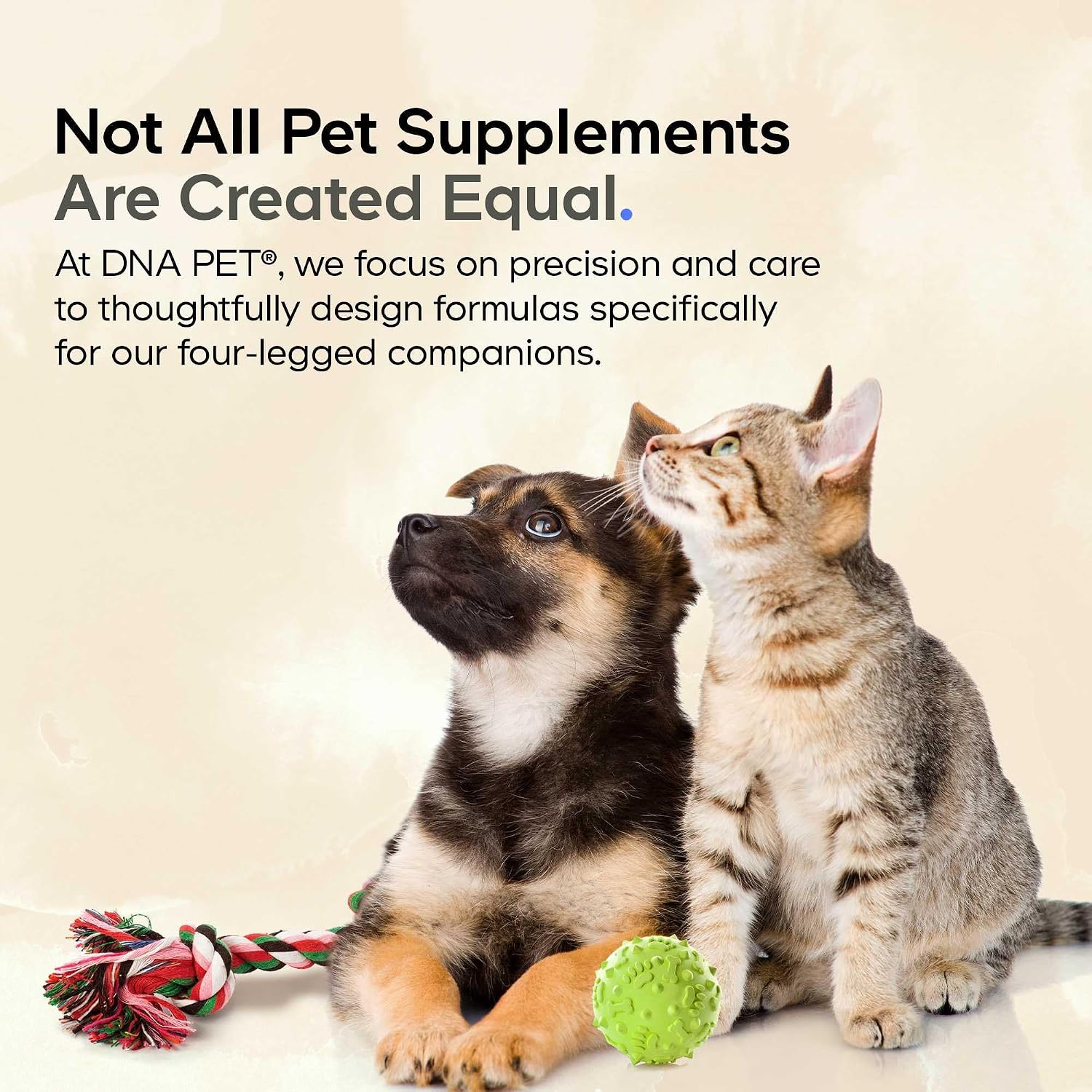 DNA PET Happy Immune Support Mushroom Powder for Dogs, 7 Mushrooms, 3.5 oz