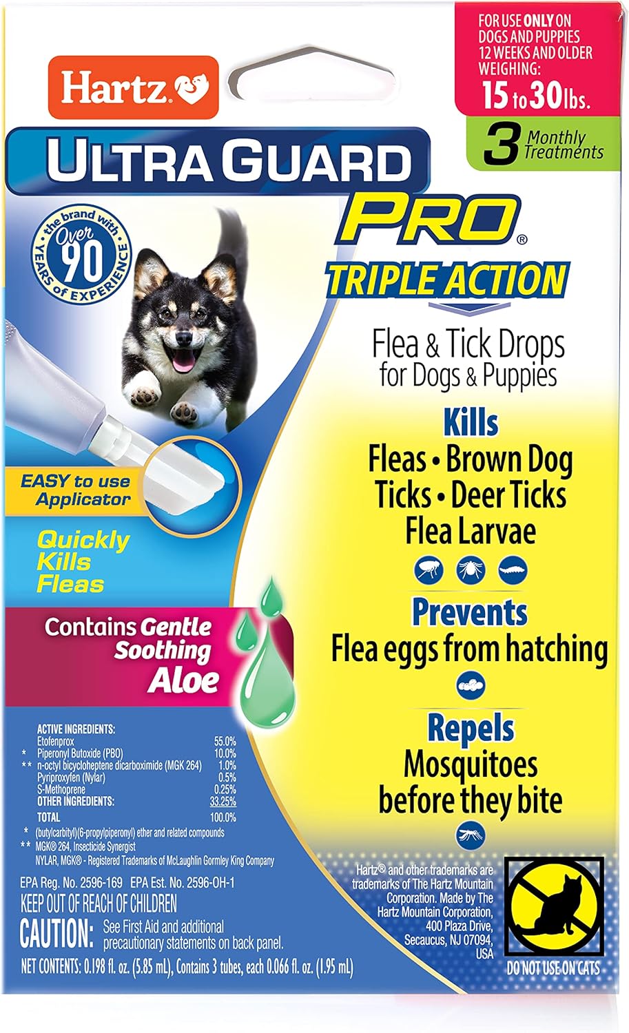 Hartz UltraGuard Pro Flea Tick Drops for Dogs 3160 lbs