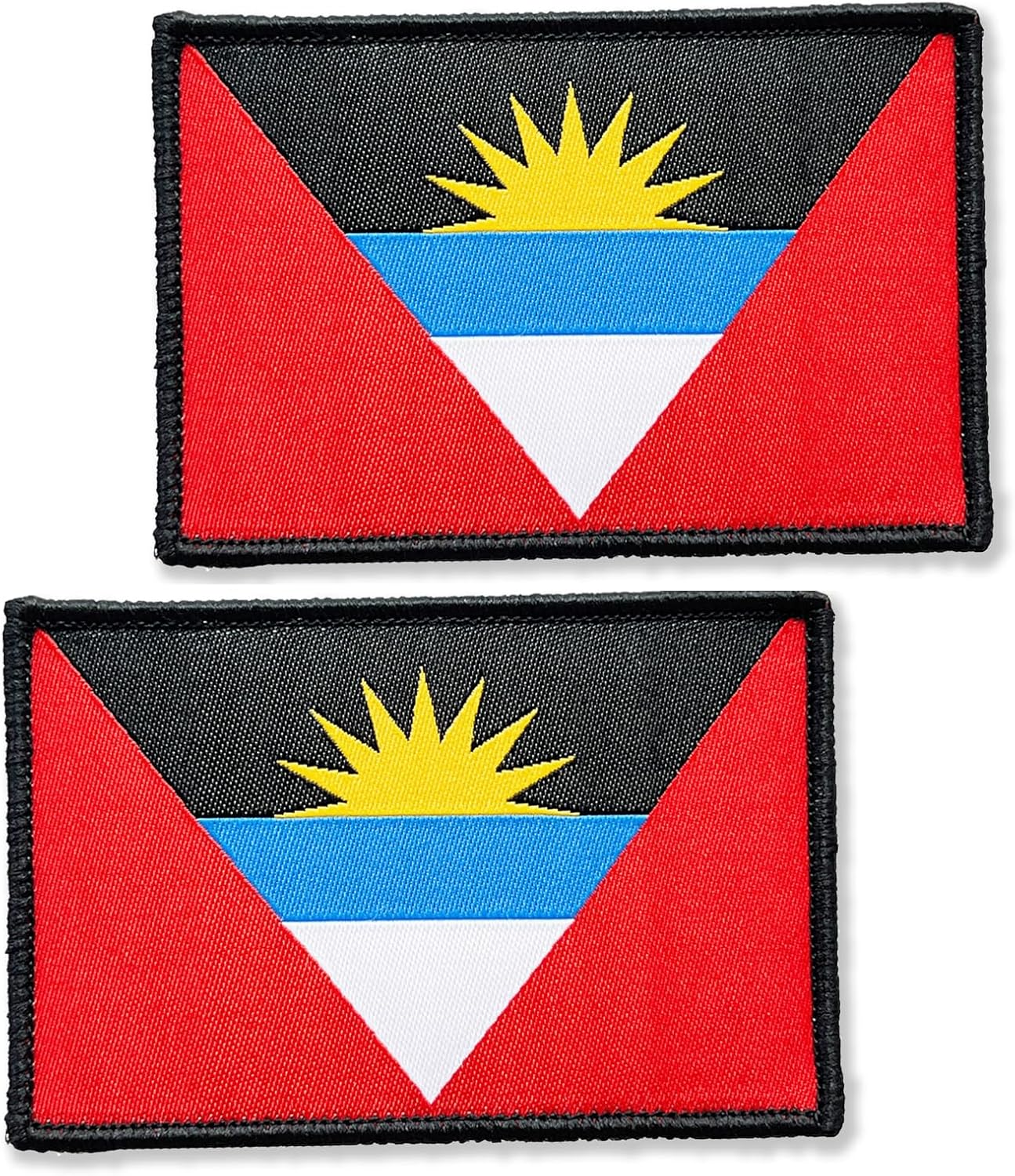 2 Pack Nicaragua Flags Patch Nicaraguans Flag Patches Patriotic Military Team Tactical Patch 3×2 Inch