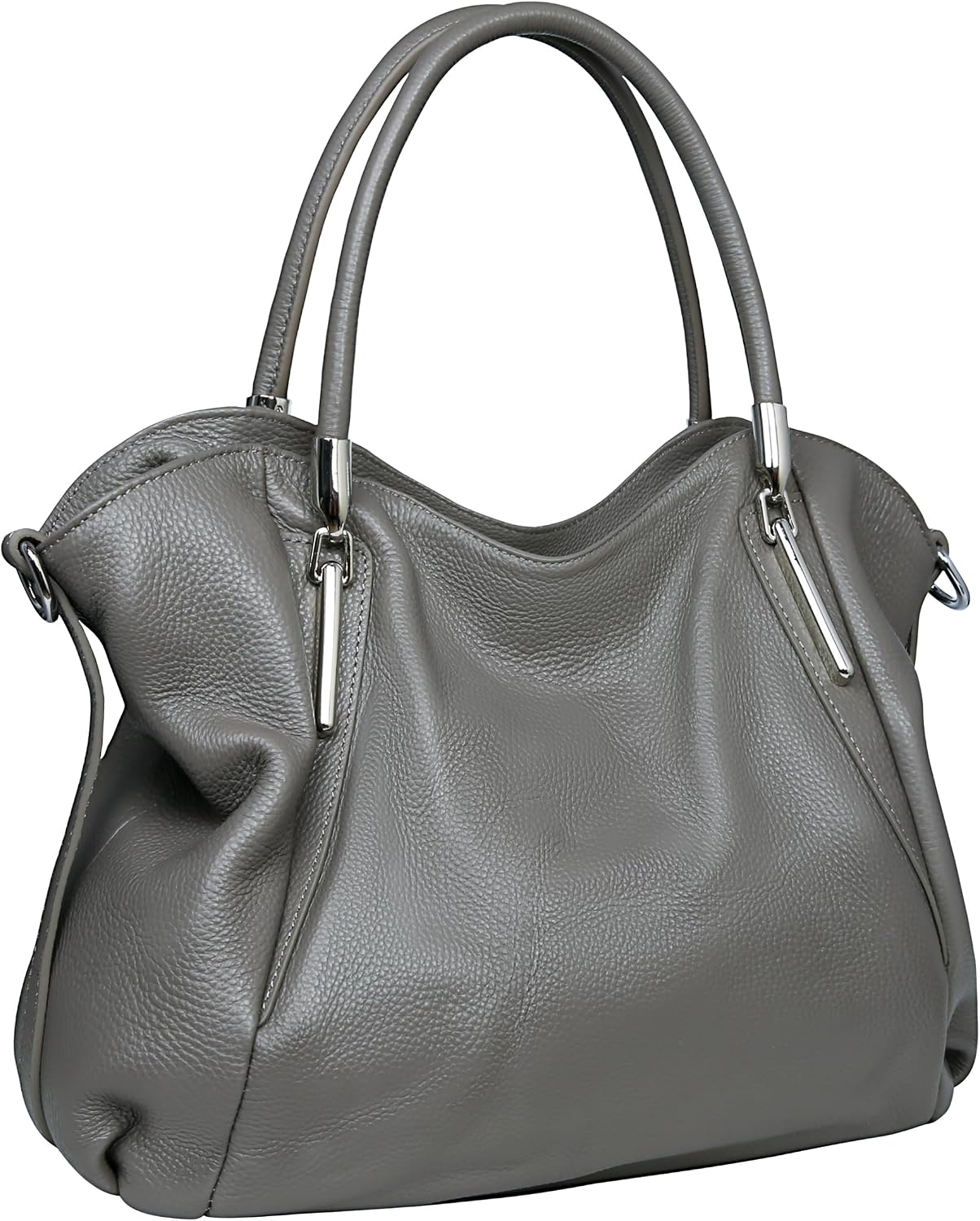 HESHE Leather Shoulder Purses for Women Tote Handbags Satchel Hobo Handbag | Designer Genuine Leather Travel Top Handle Work Bag Ladies Crossbody Purses Adjustable Straps Large Capacity Zippered Closure