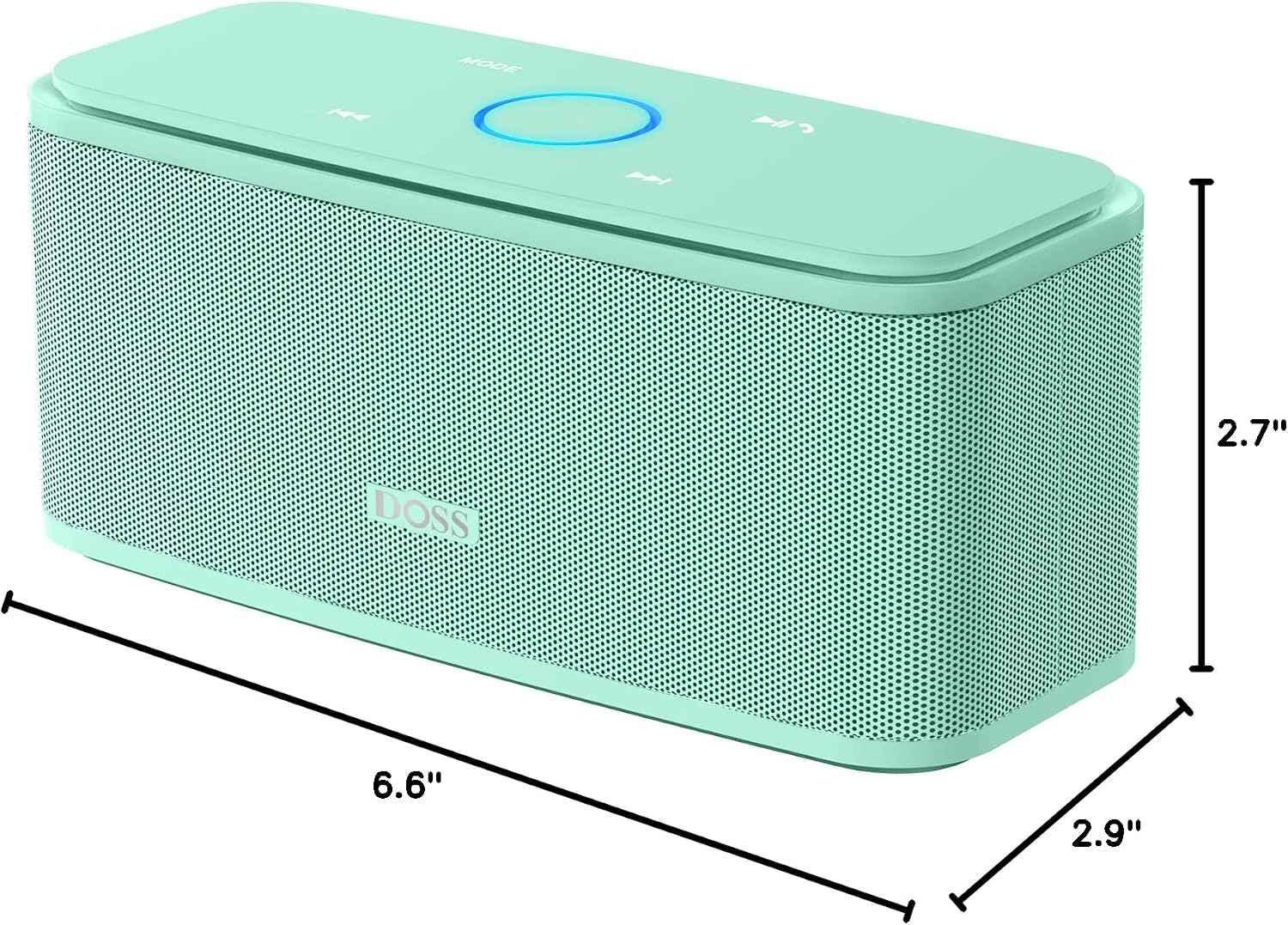 DOSS SoundBox Touch Wireless Bluetooth Speaker-12W HD Sound with Rich Bass