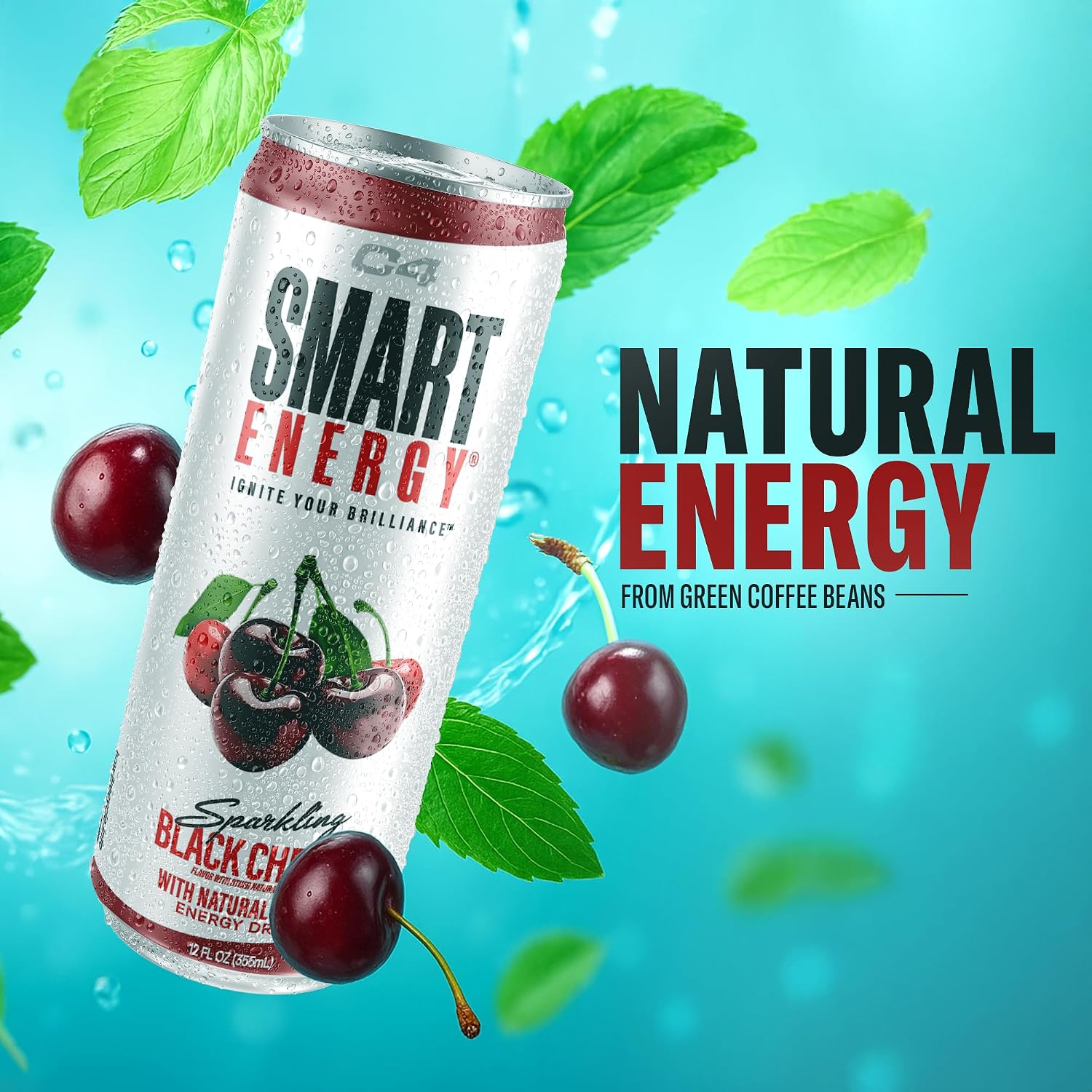 C4 Smart Energy Drink, 200mg Caffeine, 12 Fl Oz 12pk