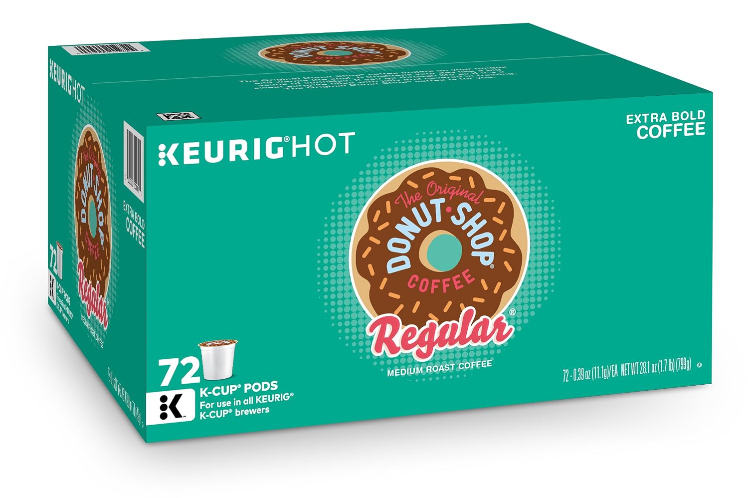 The Original Donut Shop Regular Keurig Single-Serve K-Cup Pods, Medium Roast Coffee, 24 Count